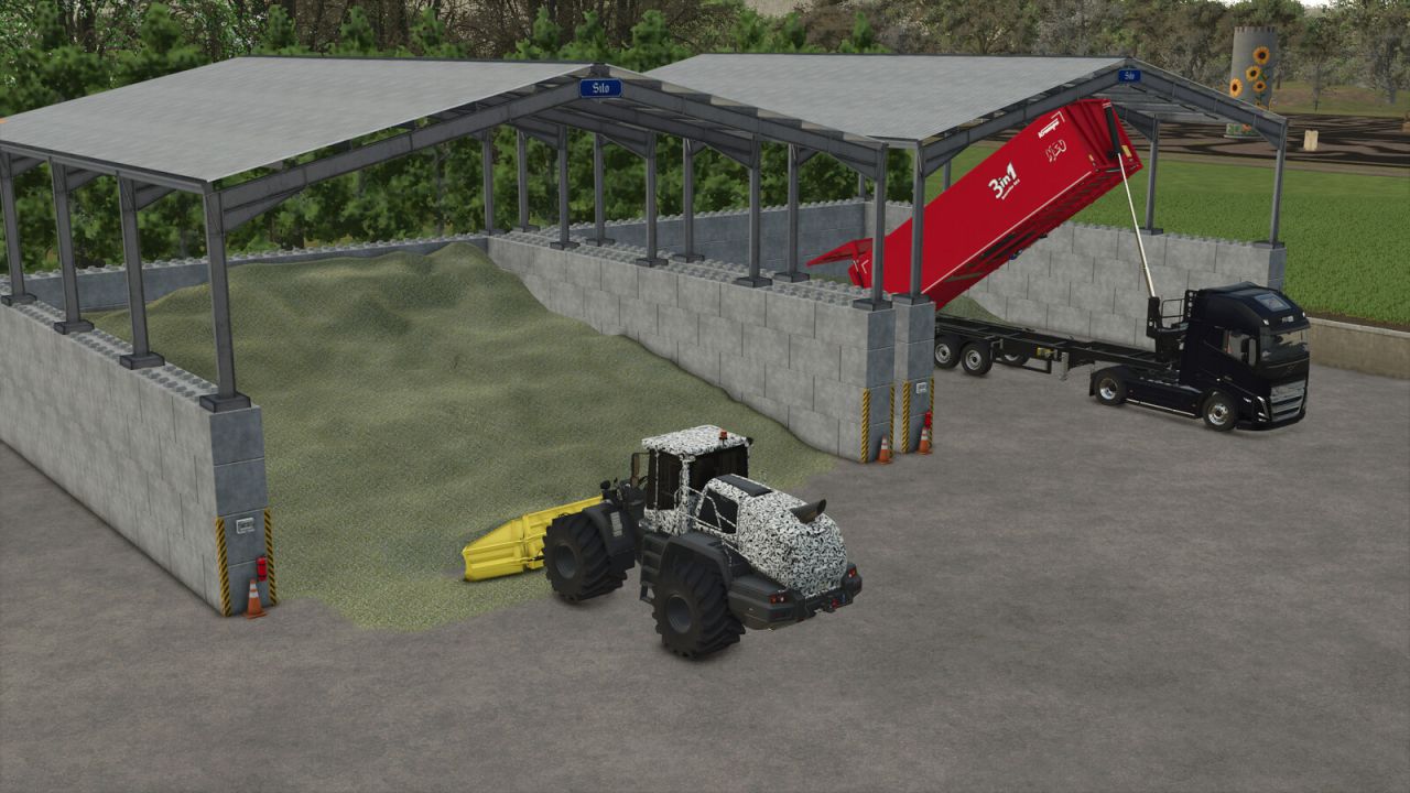 Schüttgut/Silo Halle