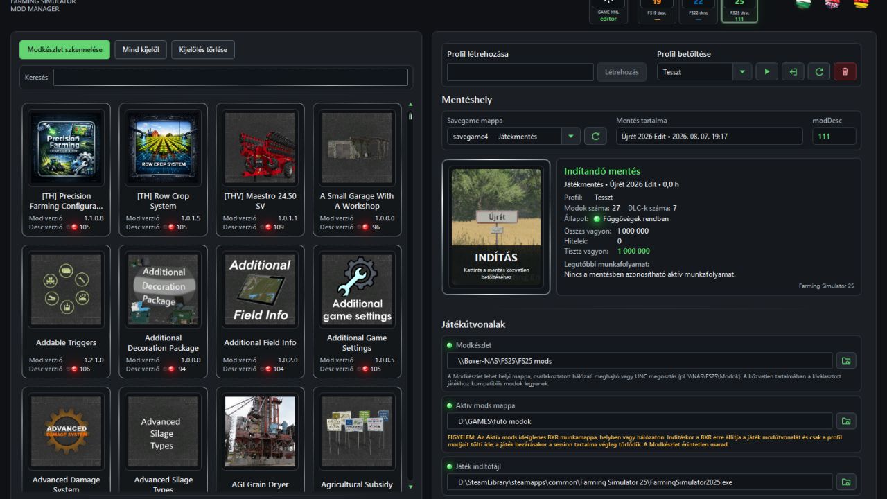 Gerenciador de mods BXR