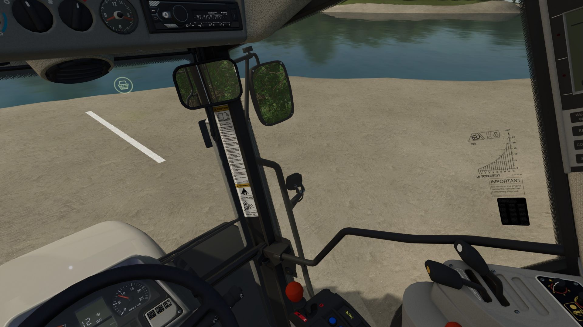 Camera follows steering angle - head tracker replacement FS25 - KingMods