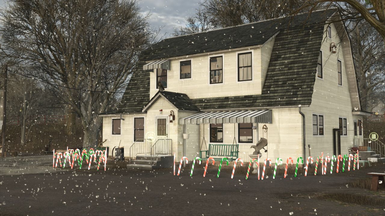 Clôture En Forme De Canne A Sucre