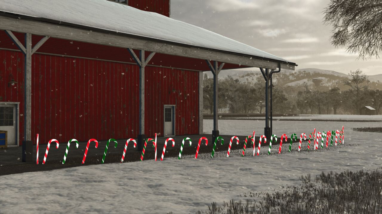 Clôture En Forme De Canne A Sucre