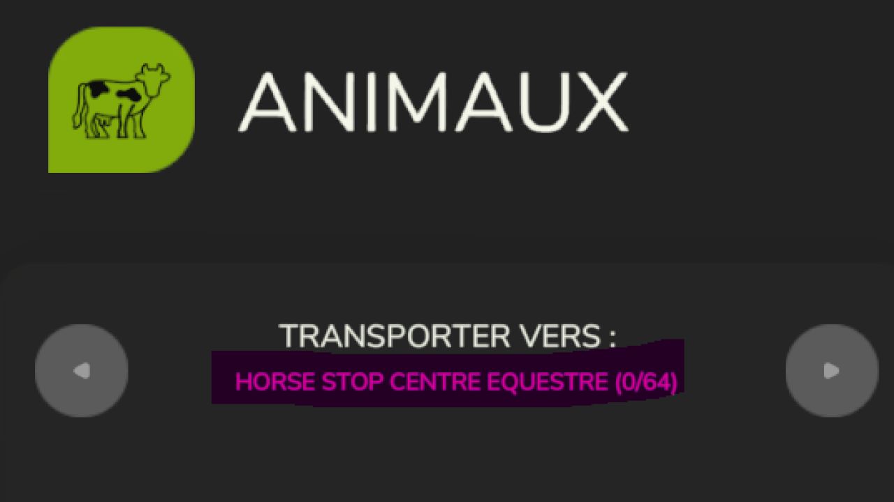 Capacité de 64 chevaux par enclos