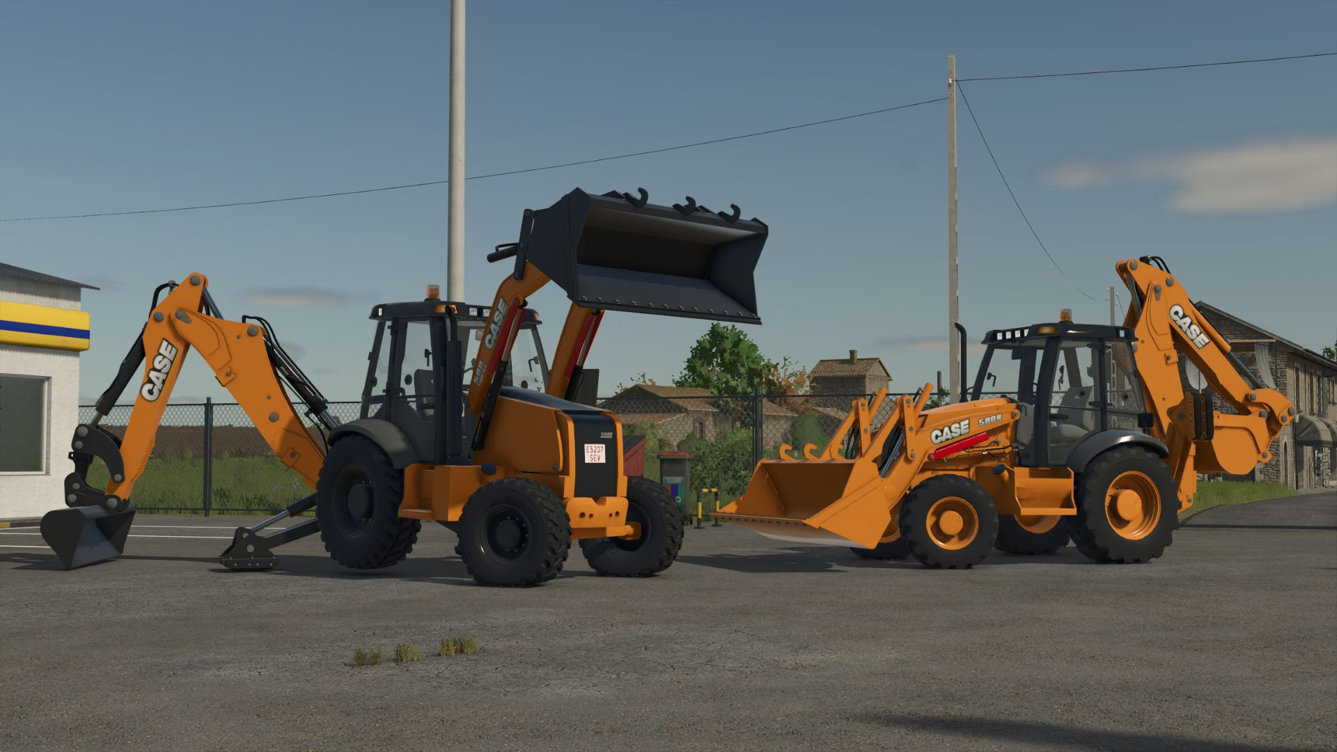 Case 580N und 580 Super N Baggerlader