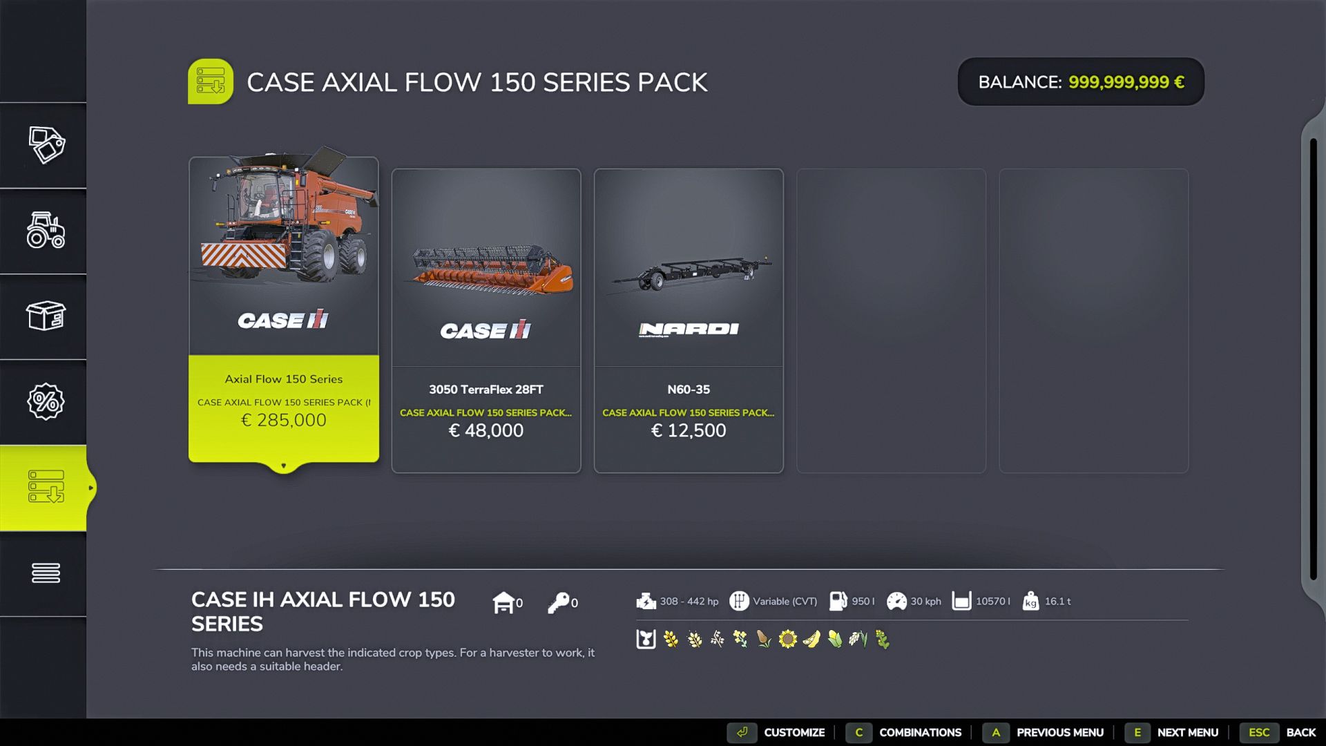 Case Axial Flow 150 Series