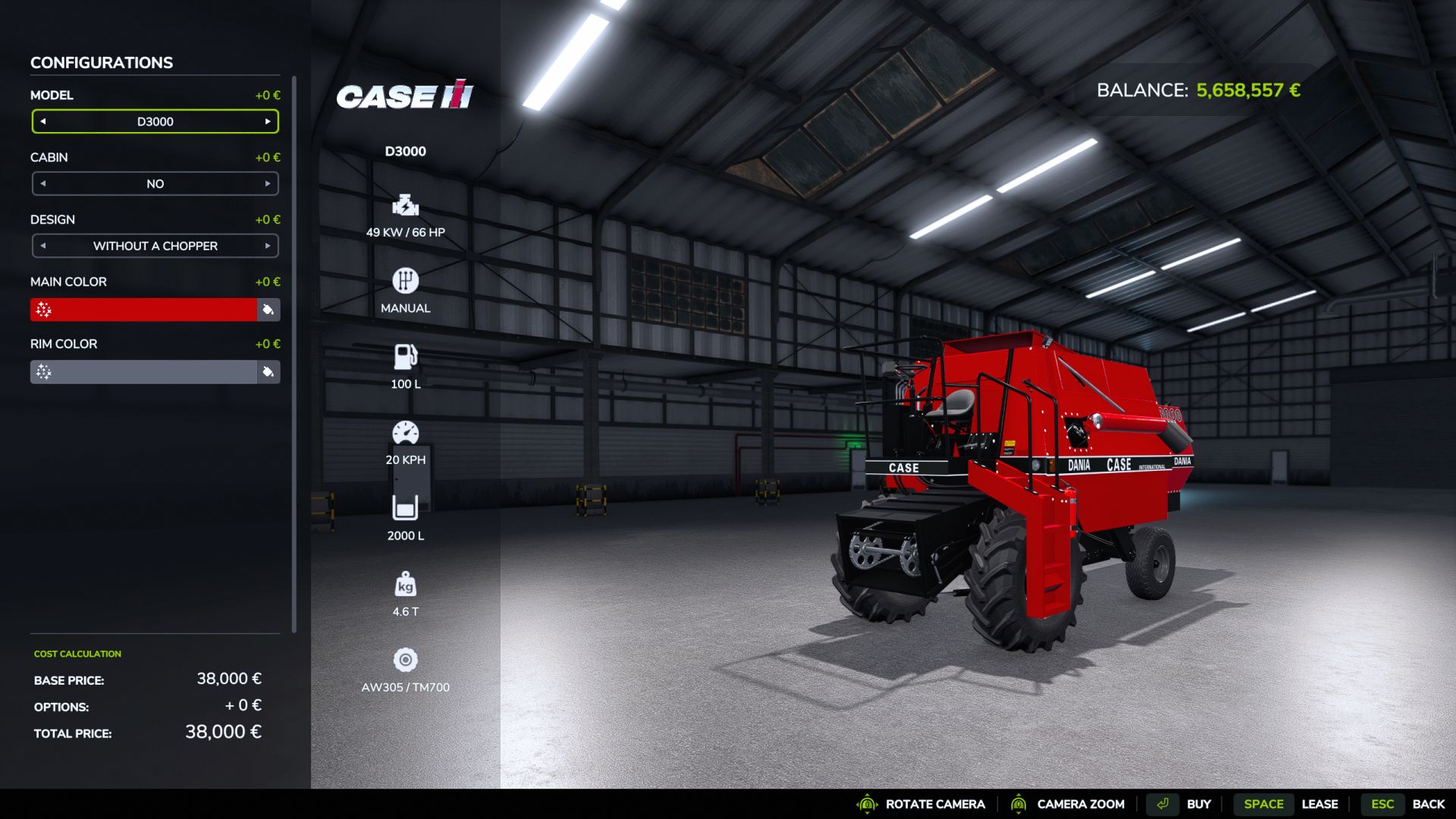 Case D3000 / D3000S