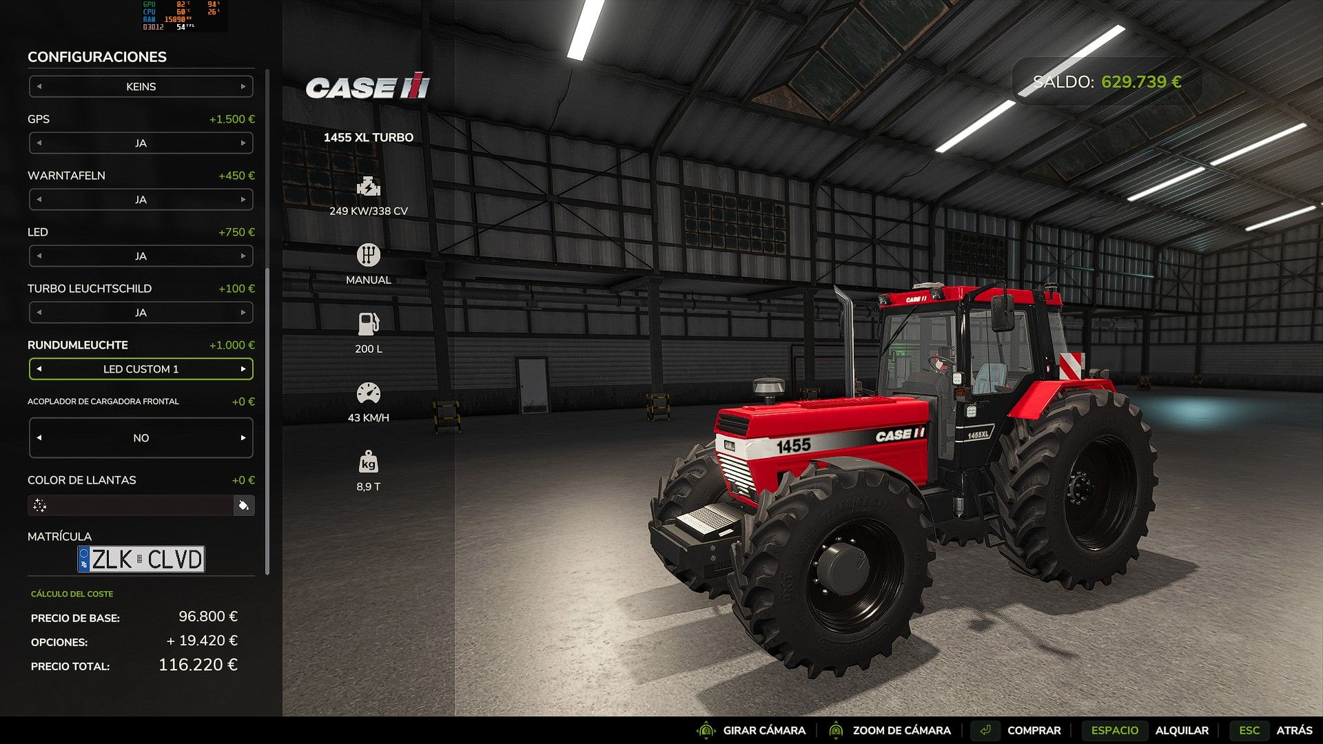 Case IH 1455 XL