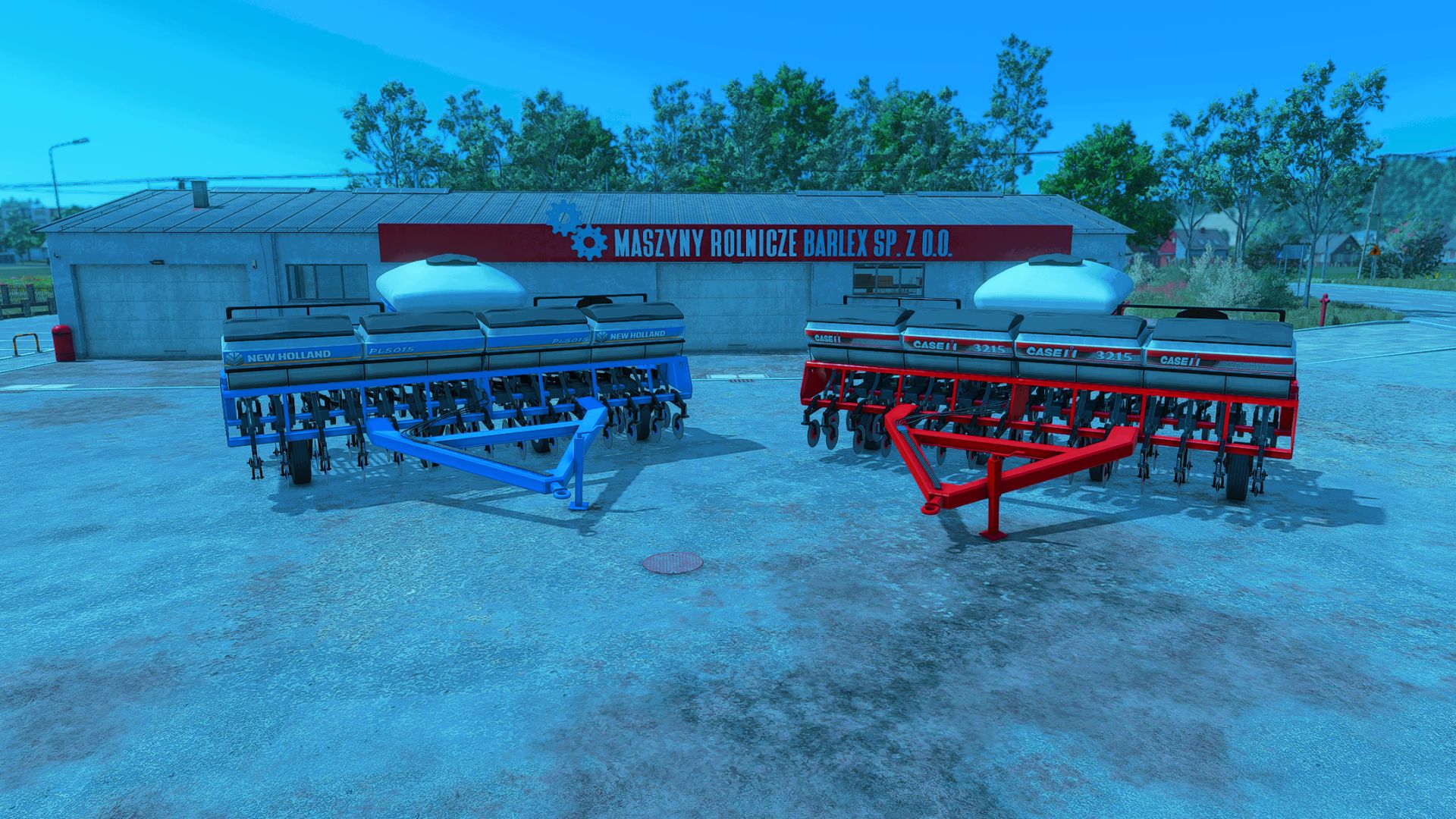 Planteuses Case IH et New Holland