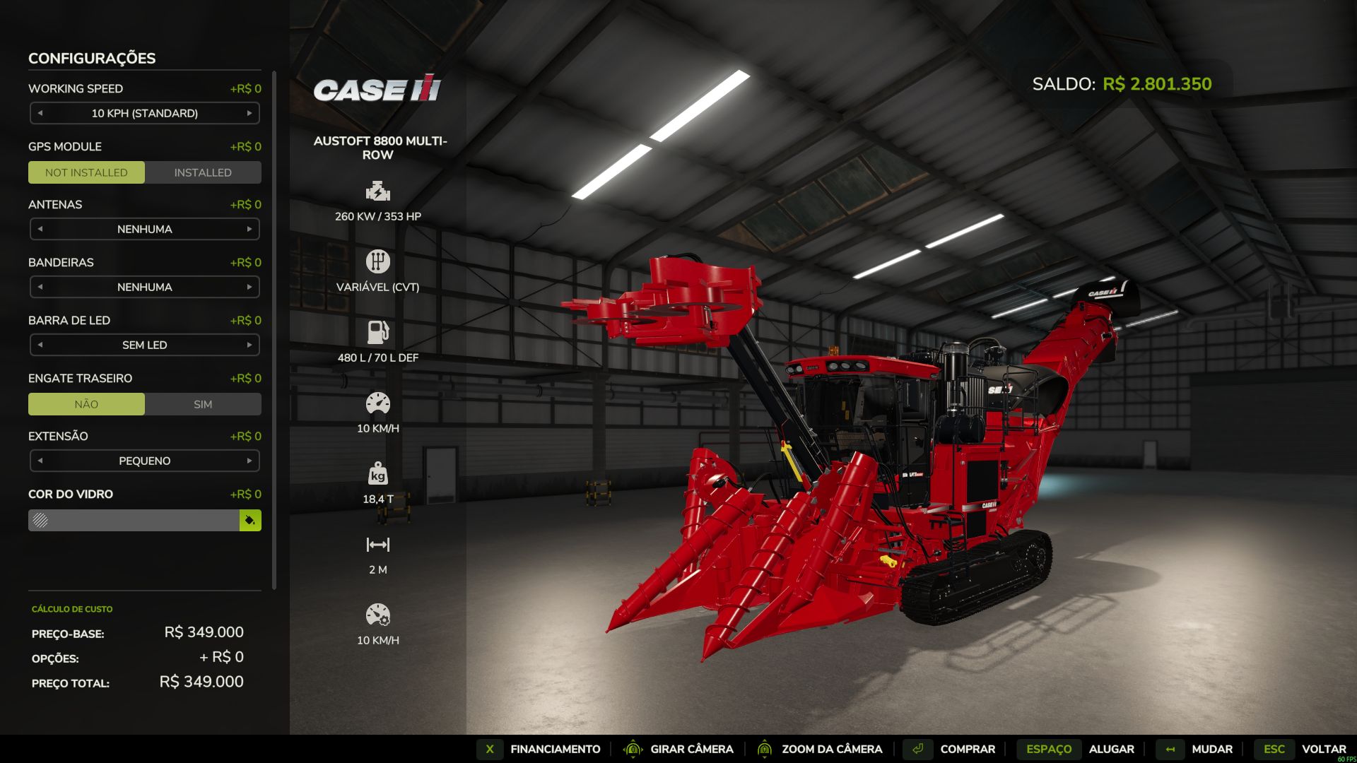 Case IH Austoft 8800 Multi-Row