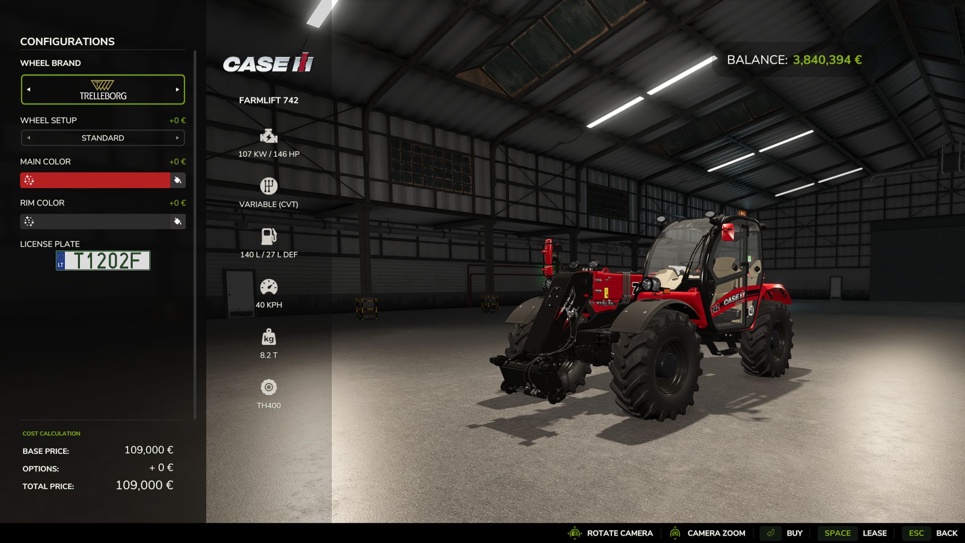 Case IH Farmlift 742