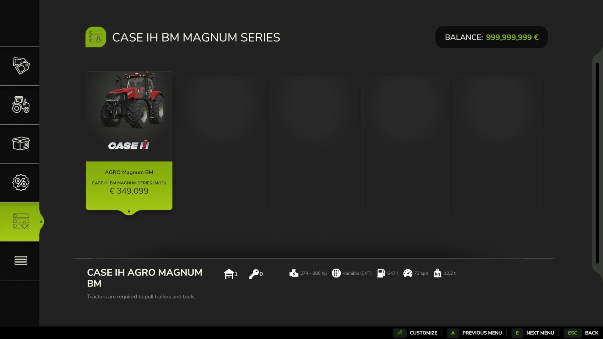 Case IH Magnum T4B