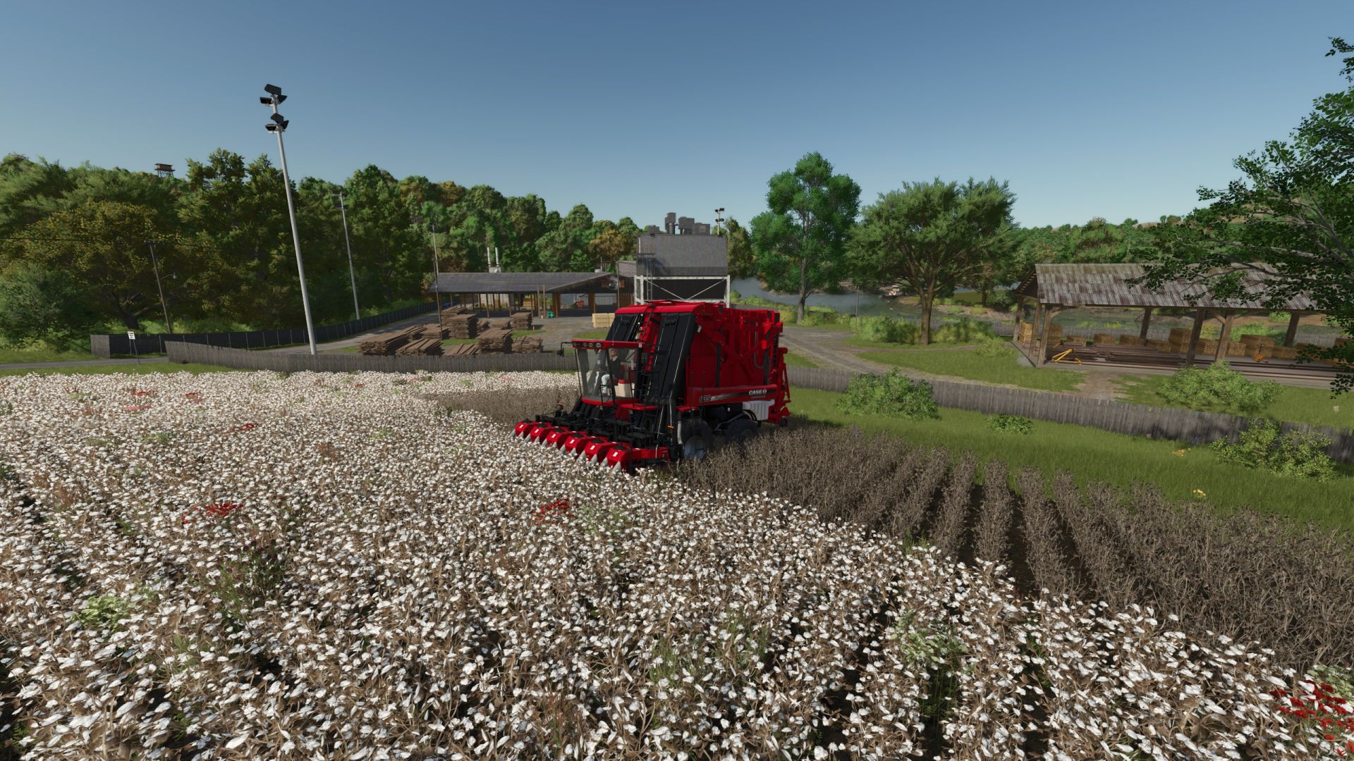 Case Ih Module Express 635 (работа на большой площади)
