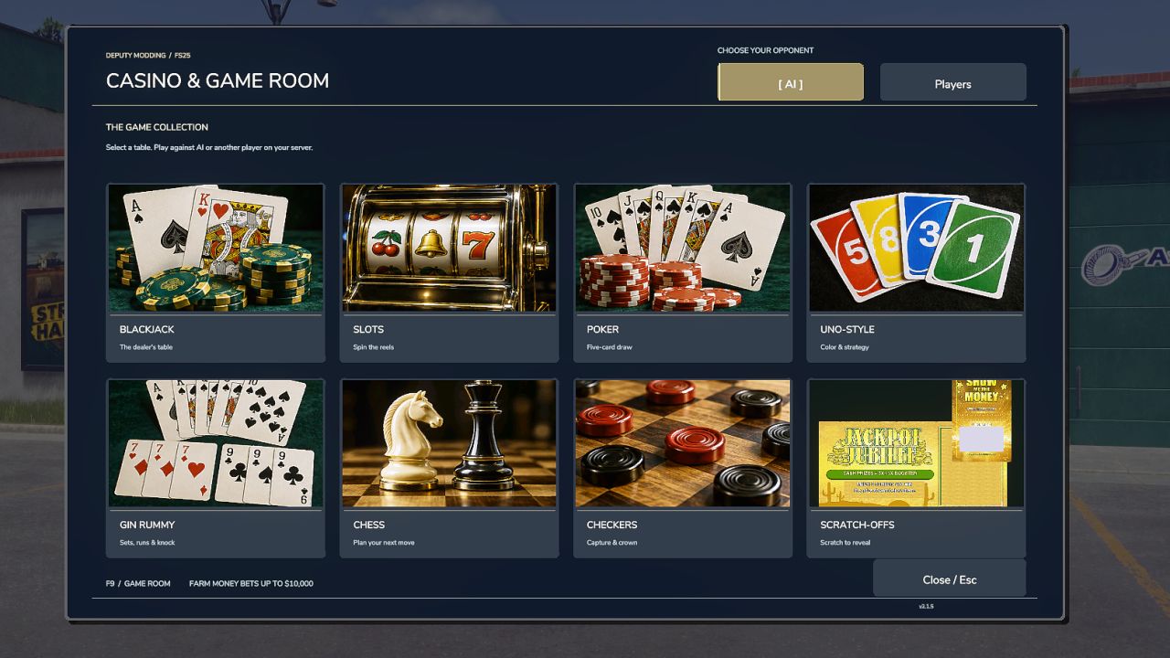 Casino/Game Tablet