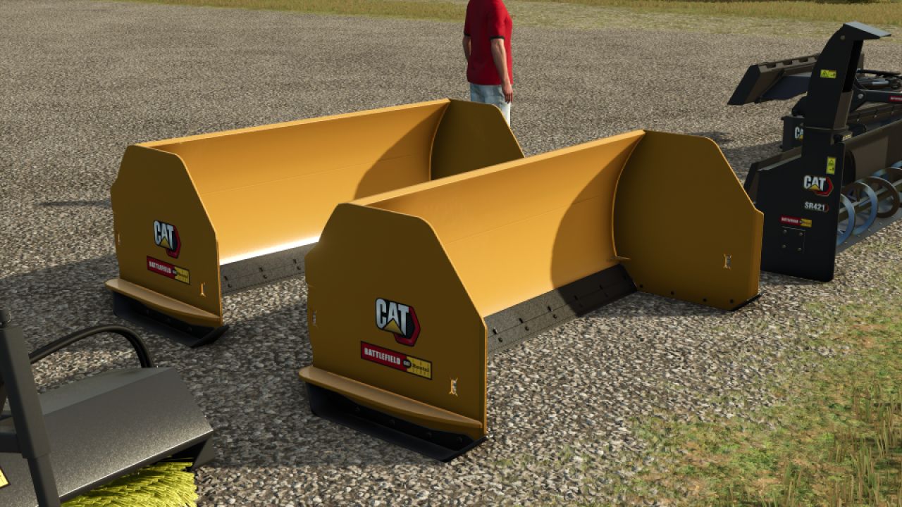 CAT Snow Plow for Skid Steer