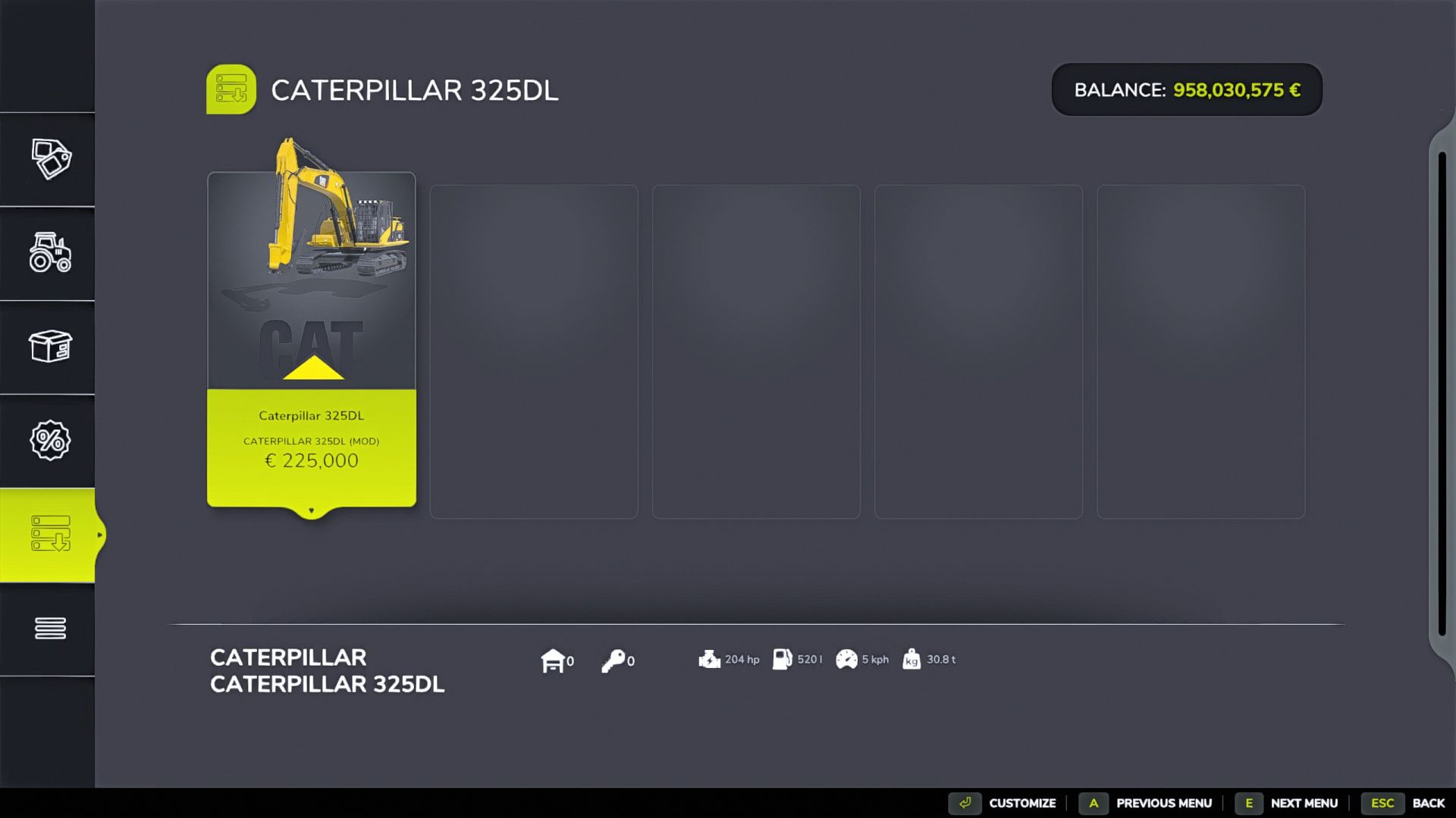 Caterpillar 325D