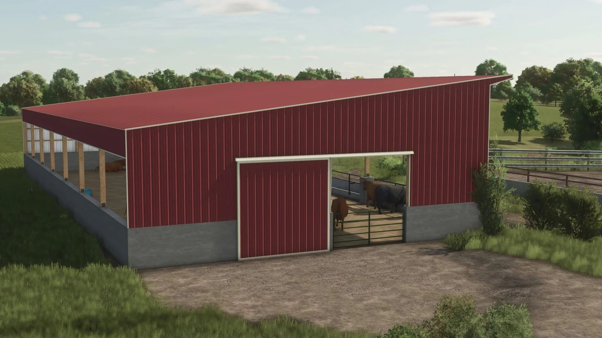 Cattle barn