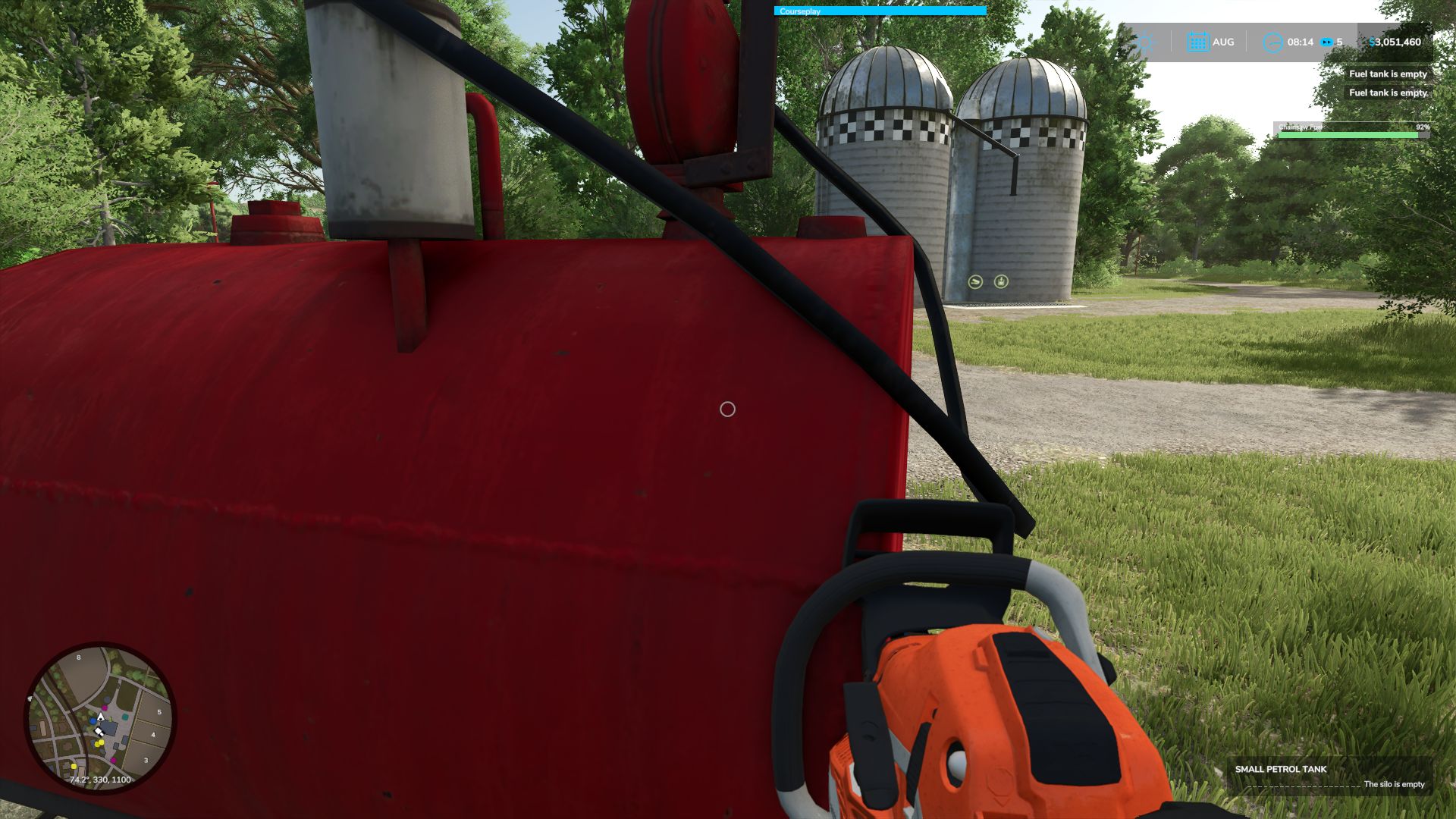 Carburant pour tronçonneuse