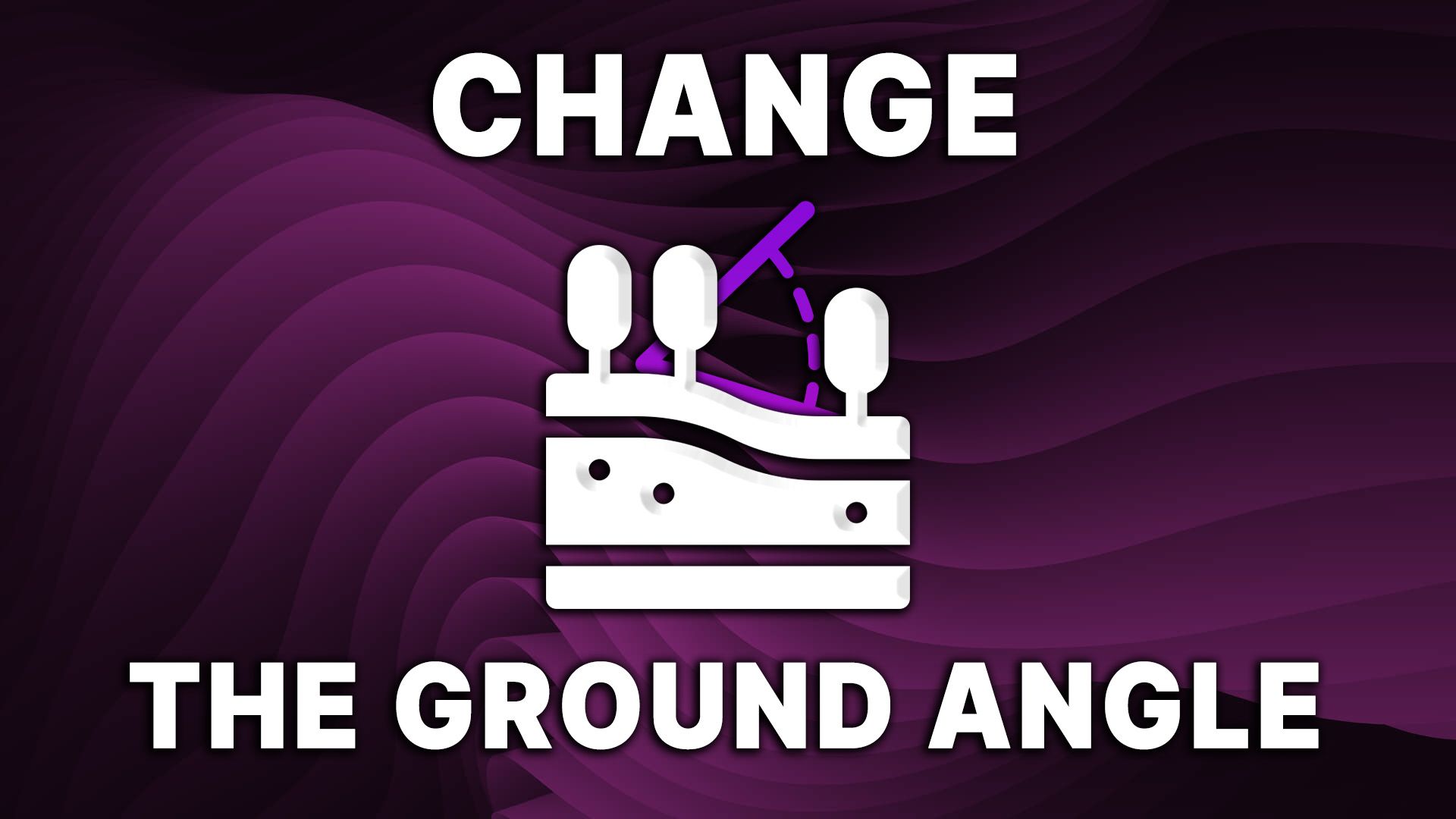 Change terrain angle
