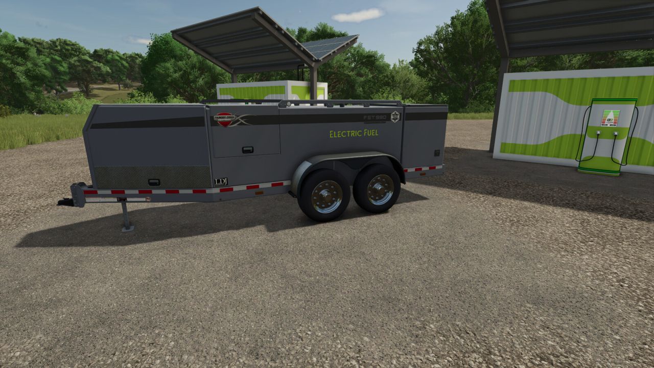 Зарядная станция с солнечными панелями и хранилищем