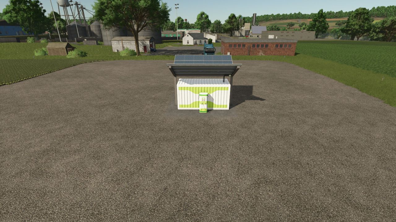 Зарядная станция с солнечными панелями и хранилищем