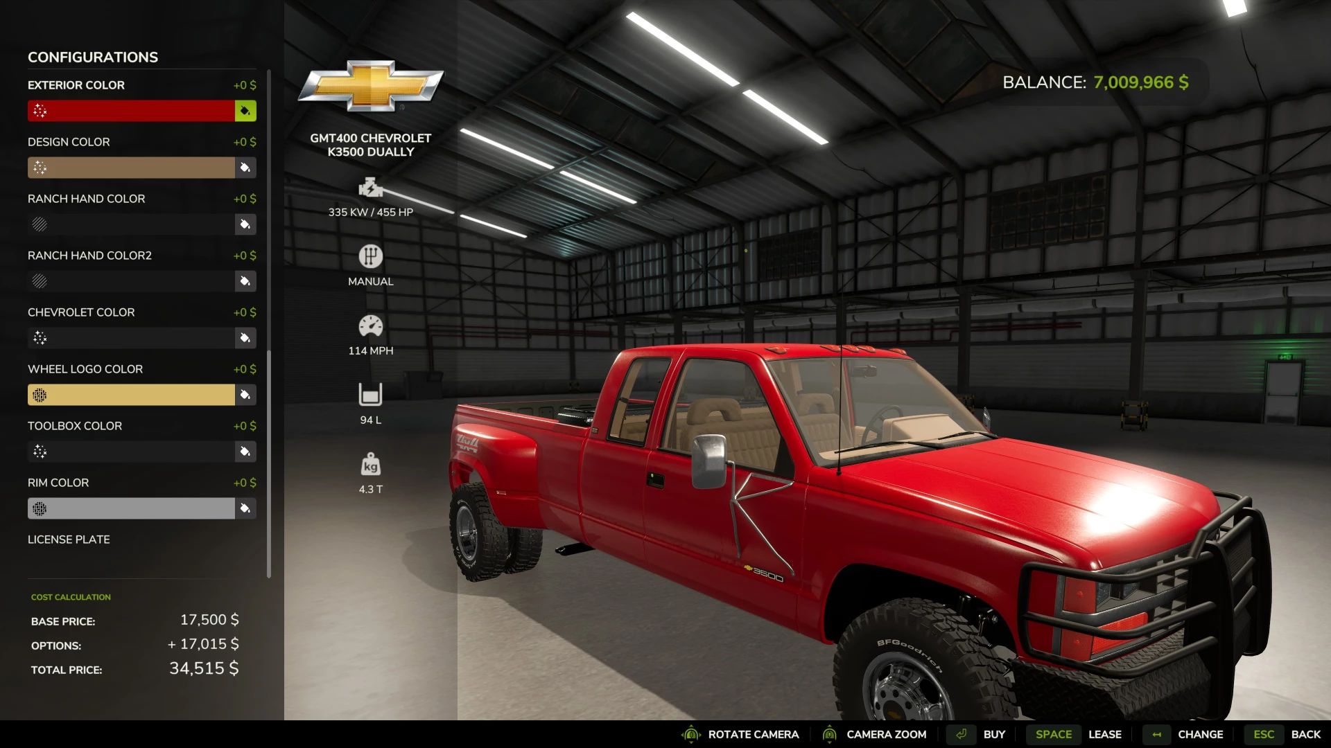 Chevrolet GMT400 K3500 Extended Cab