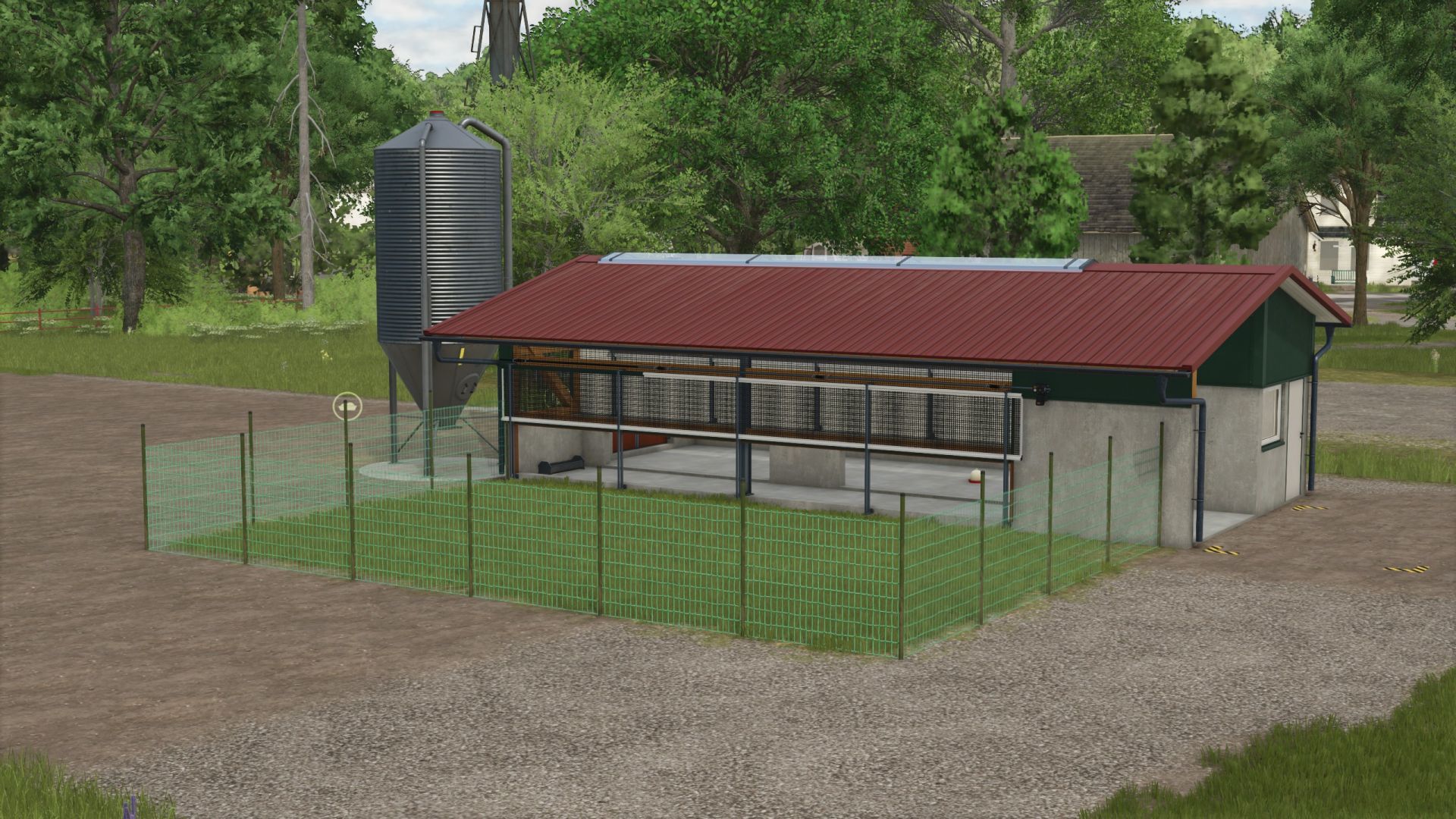 Chicken coop with 65,000 hens