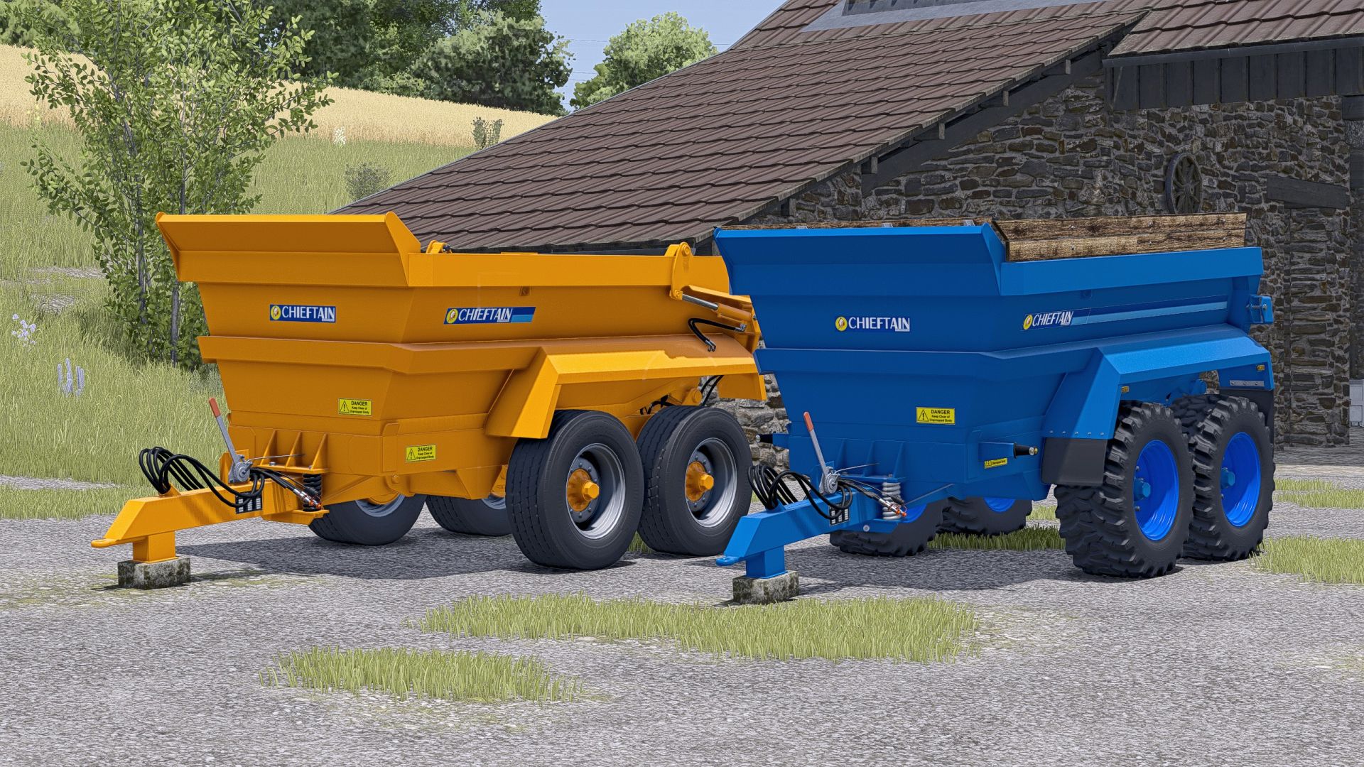 Reboque basculante Chieftain V1000