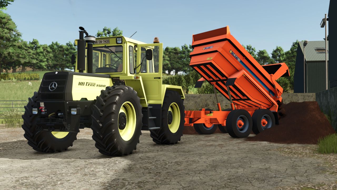 Reboque basculante Chieftain V1000