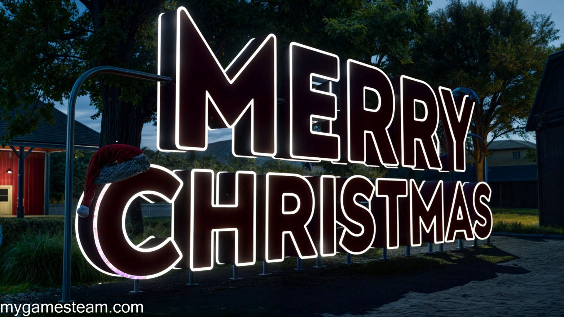 Weihnachts-Yard-Schild