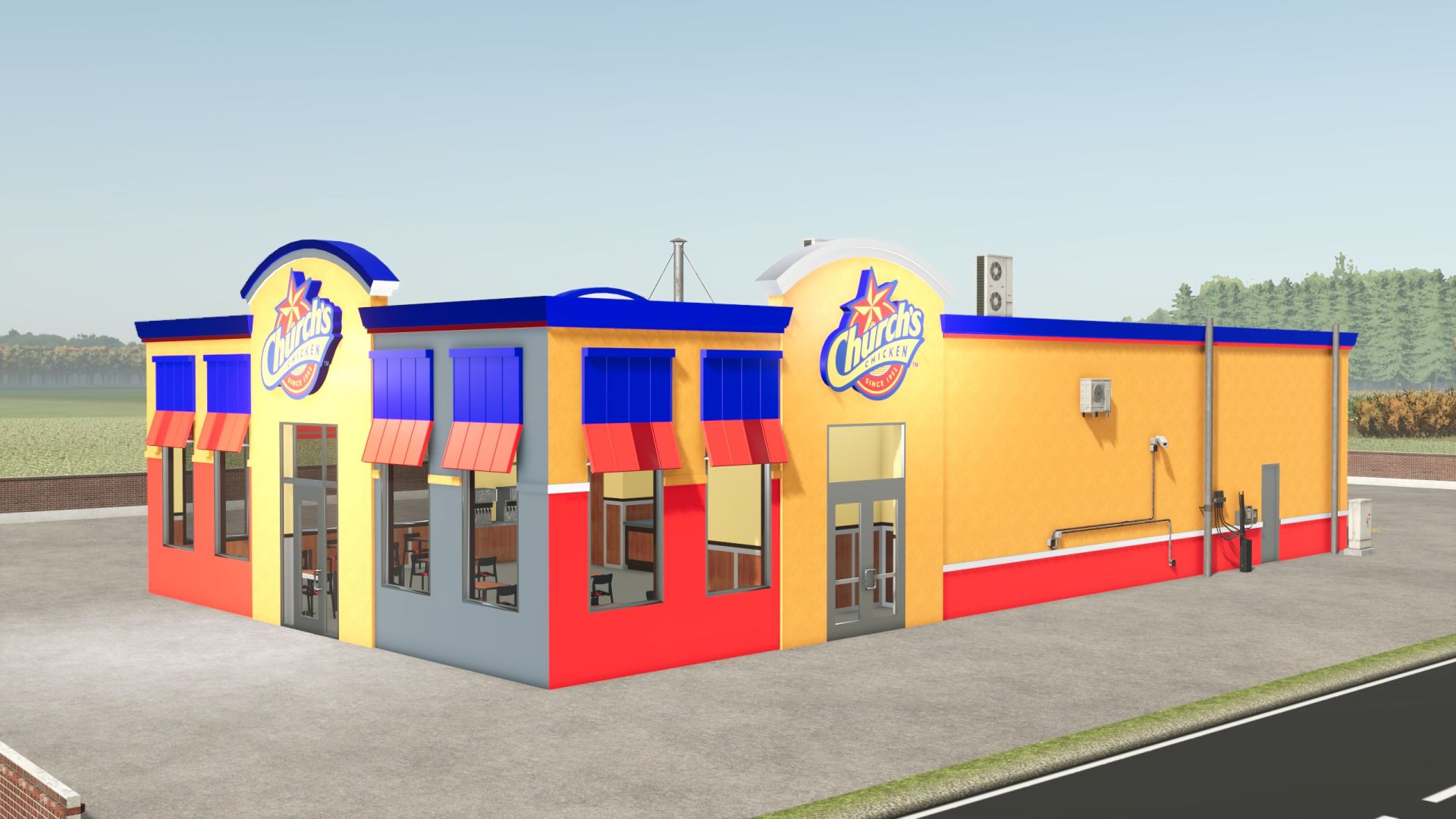 Пункт продажи курицы Черча