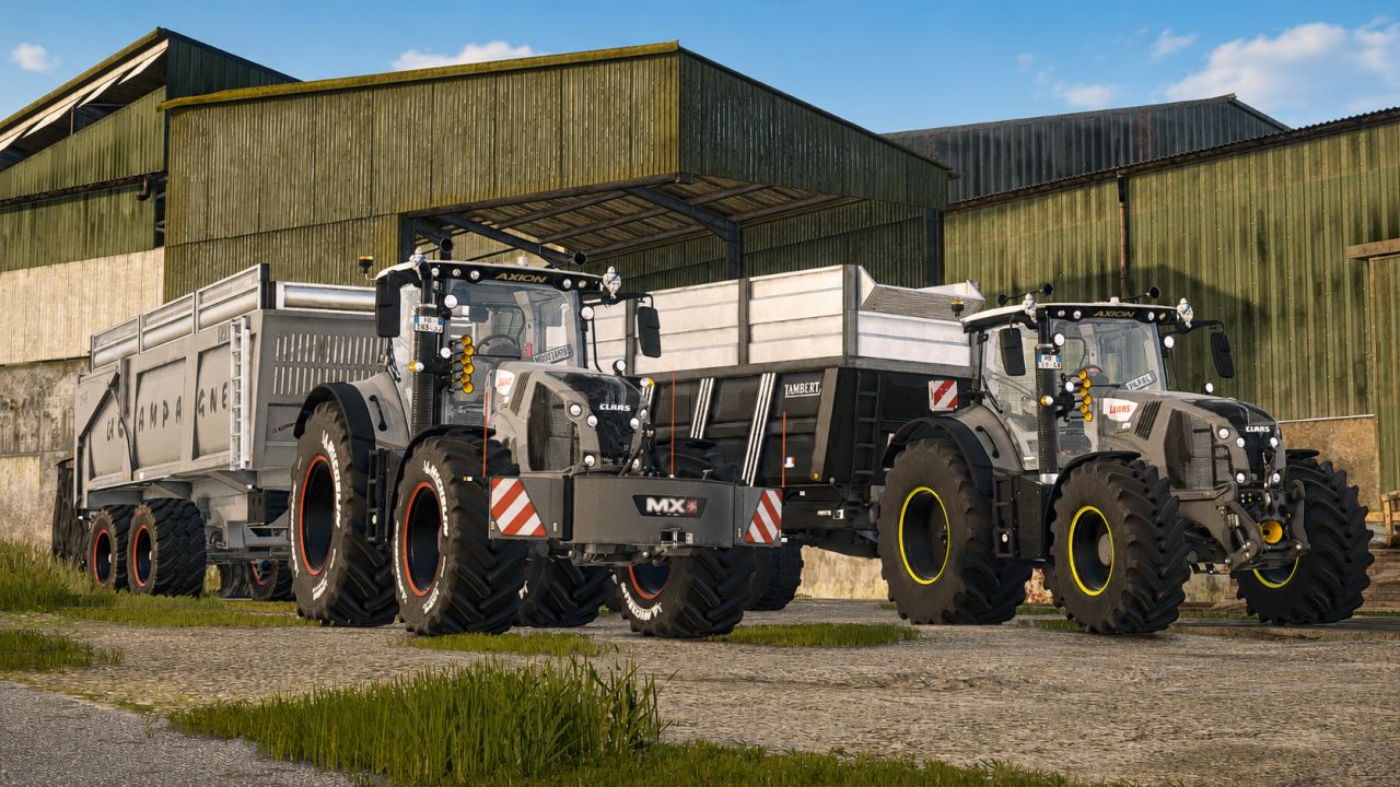 Claas Axion 870-800 Grey Edition