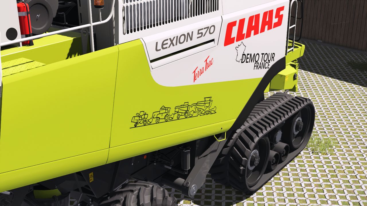Claas Demo Tour France Sticker (Prefab)