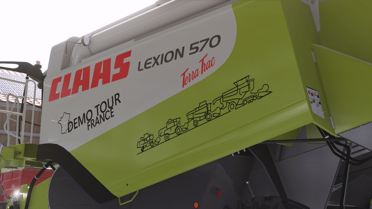 Claas Demo Tour France Sticker (Prefab)