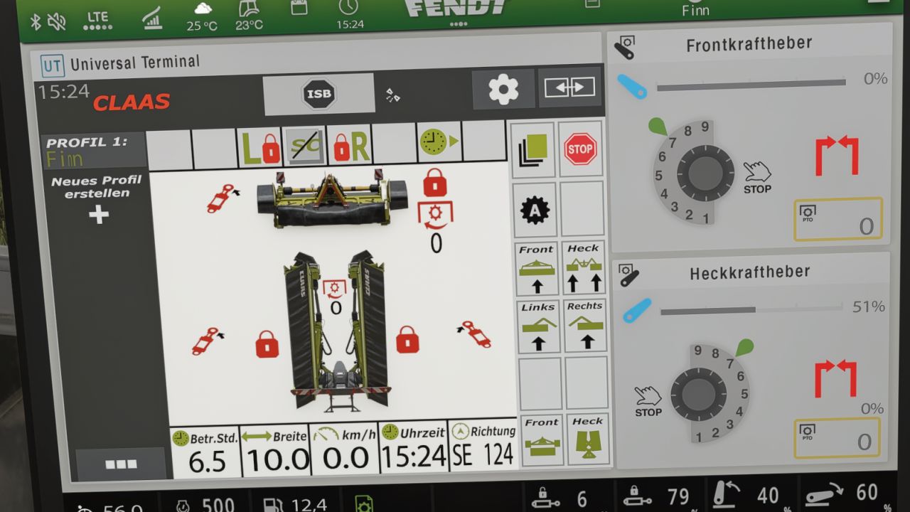 Claas Disco isoBUS Screen (Prefab)