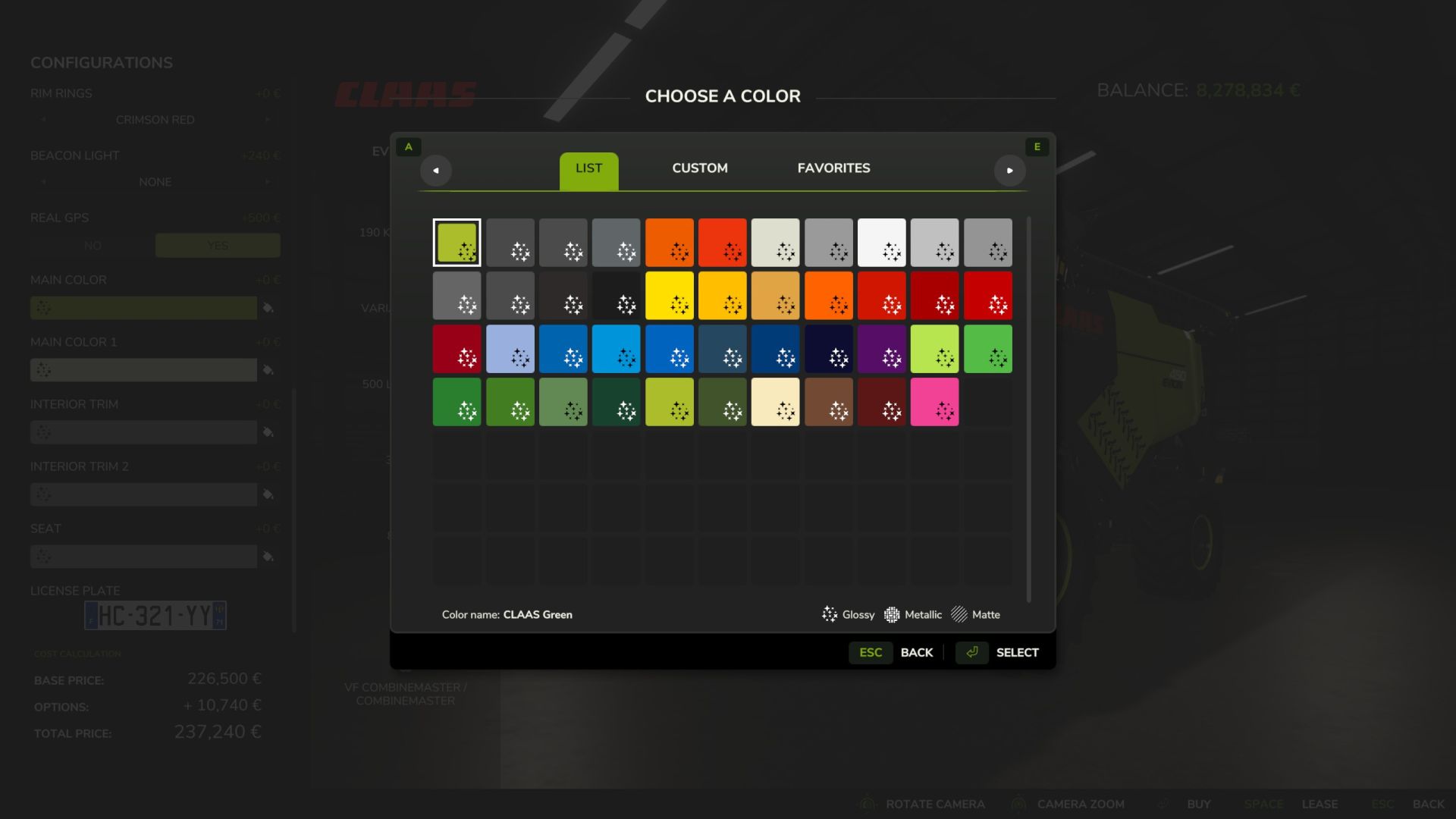 CLAAS EVION Pack