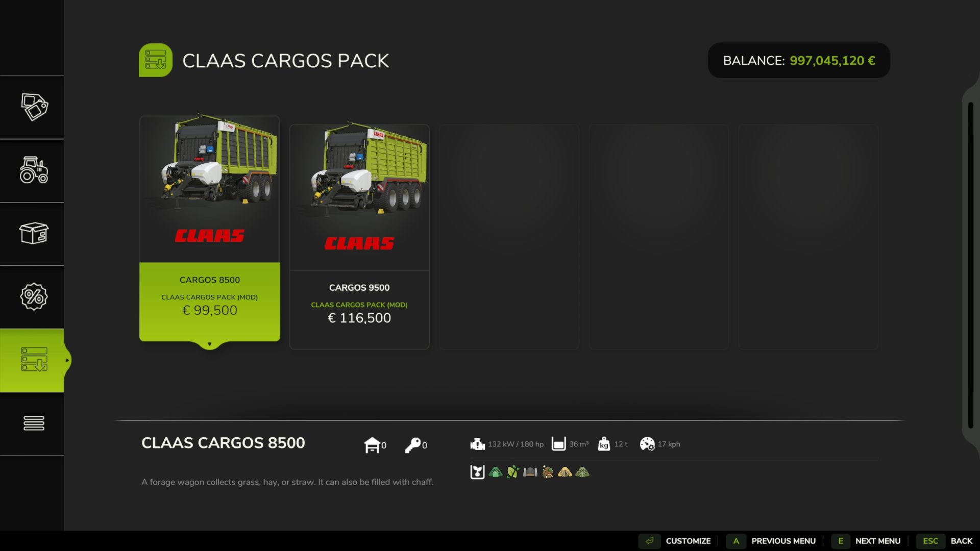 Claas / Fliegl Cargos 8500 & 9500 – Больше, чем просто прицеп-подборщик