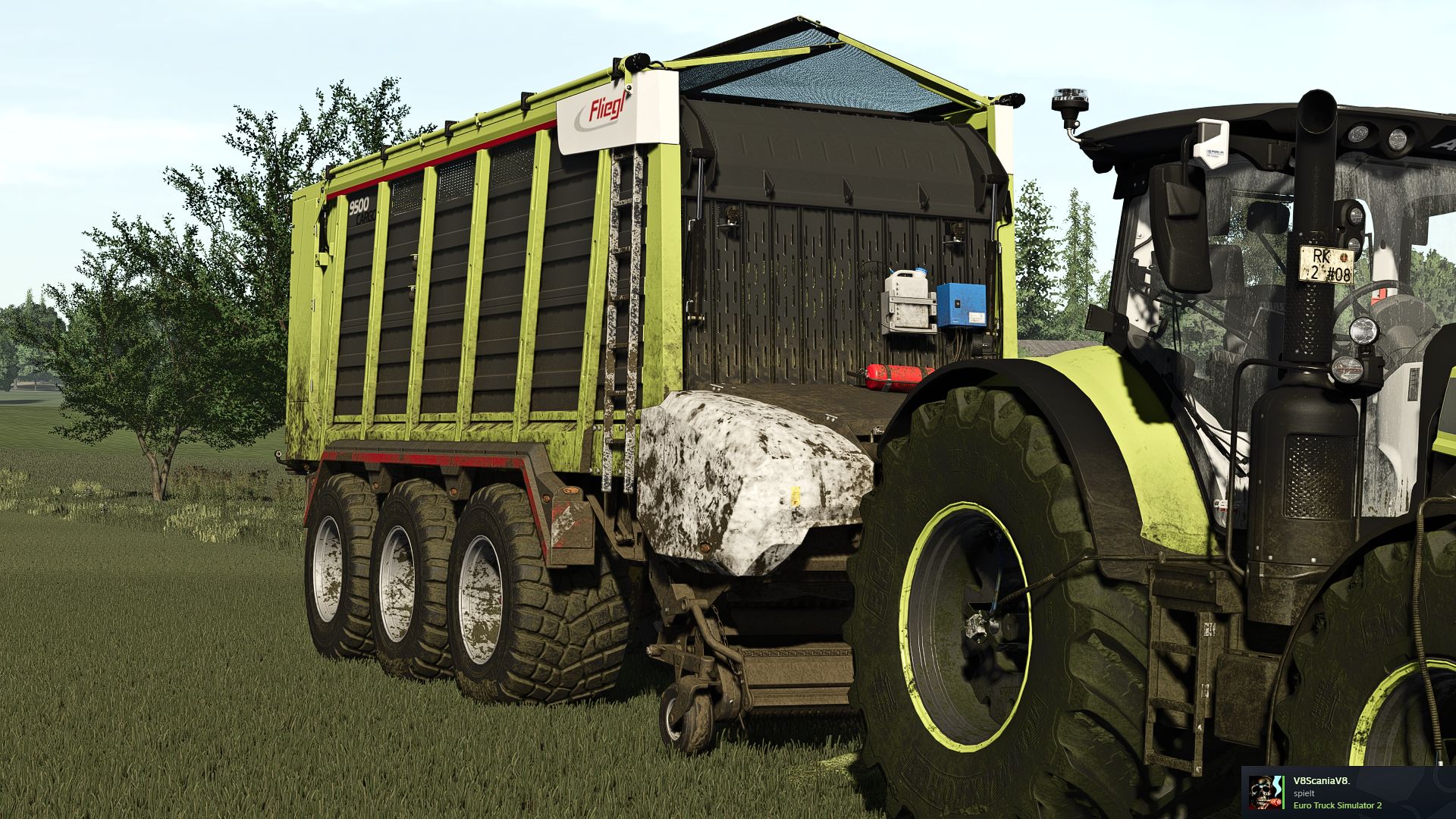 Claas / Fliegl Cargos 8500 & 9500 – Больше, чем просто прицеп-подборщик