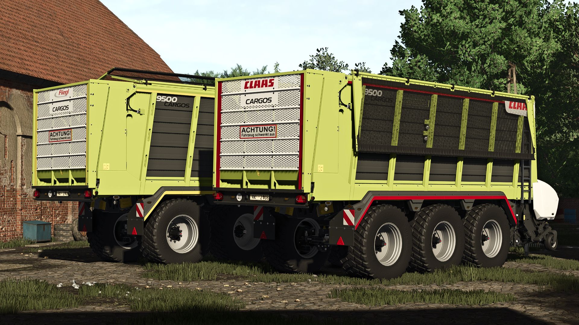 Claas / Fliegl Cargos 8500 & 9500 – Больше, чем просто прицеп-подборщик