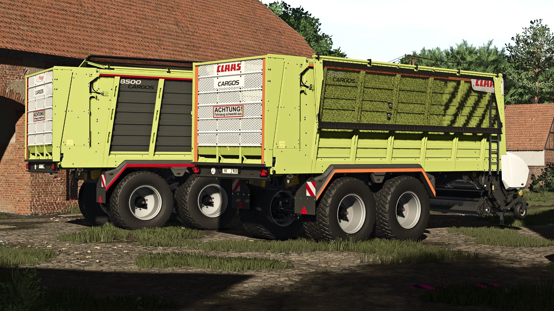 Claas / Fliegl Cargos 8500 & 9500 – Больше, чем просто прицеп-подборщик