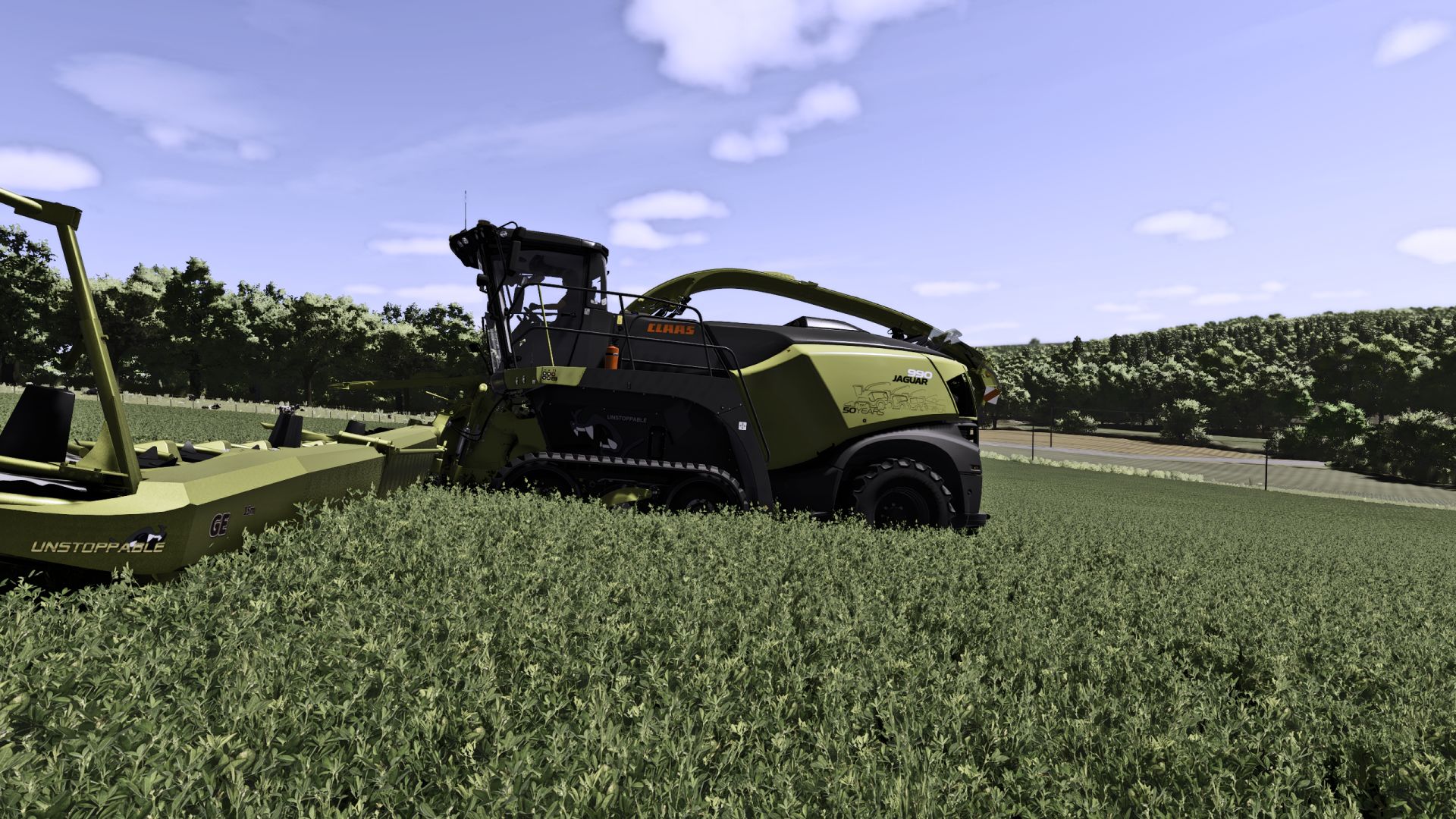 Claas Jaguar Ghost Edition