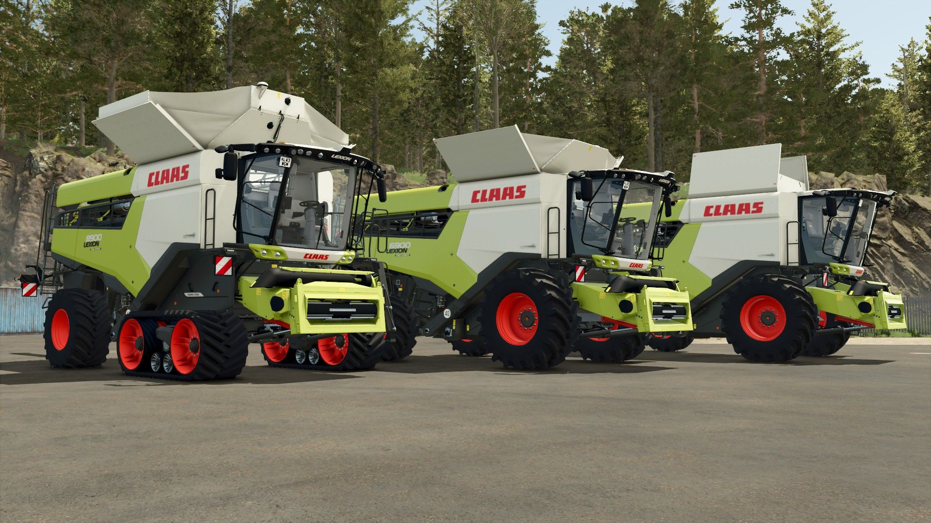Claas Lexion 5300-8900 (Unreal Capacity)