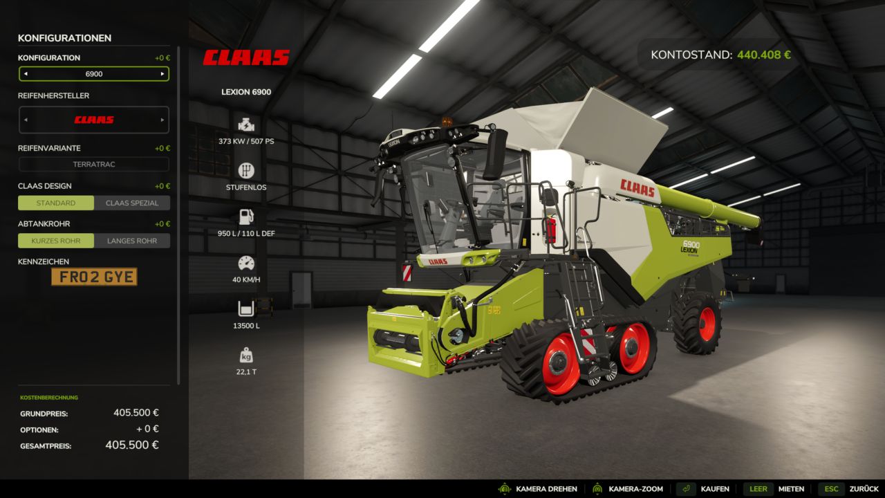 Claas Lexion 6900 - 8900