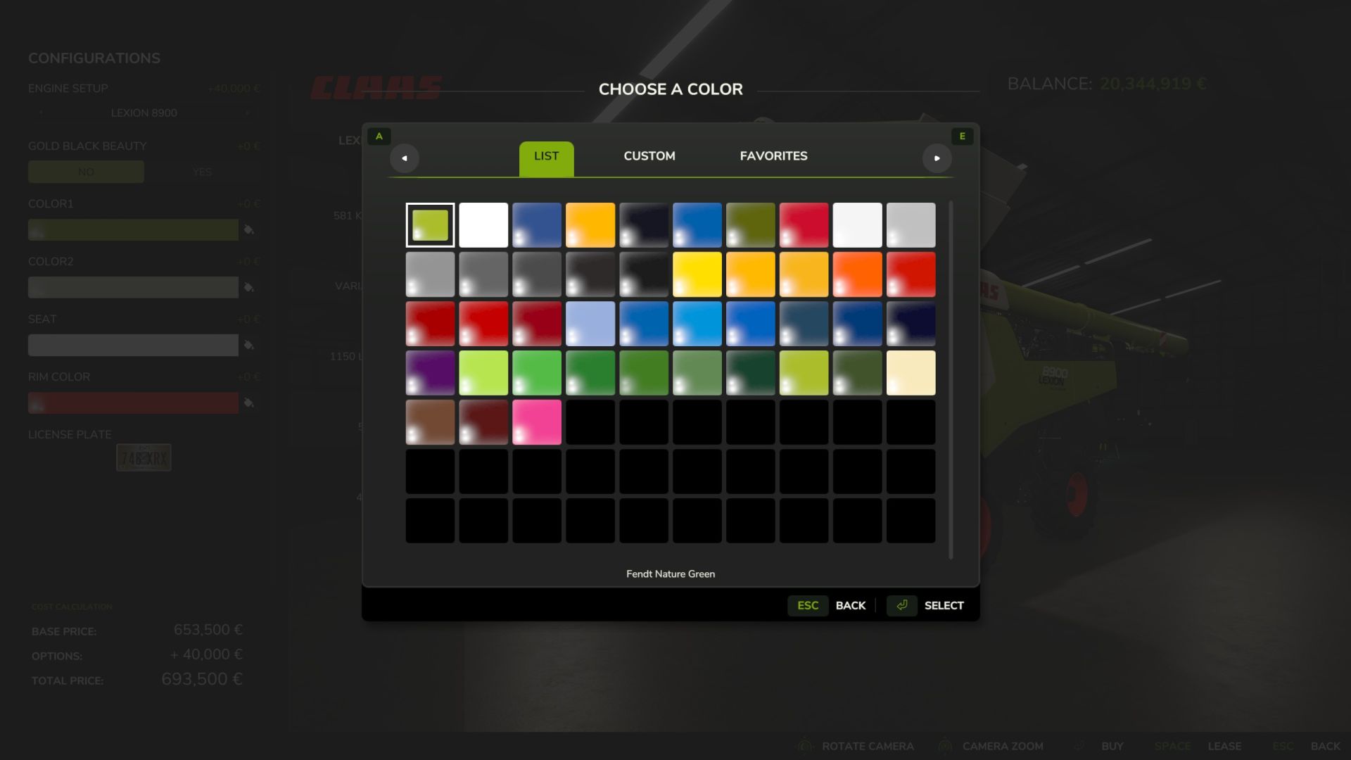 Claas Lexion 8900 Pack Edit