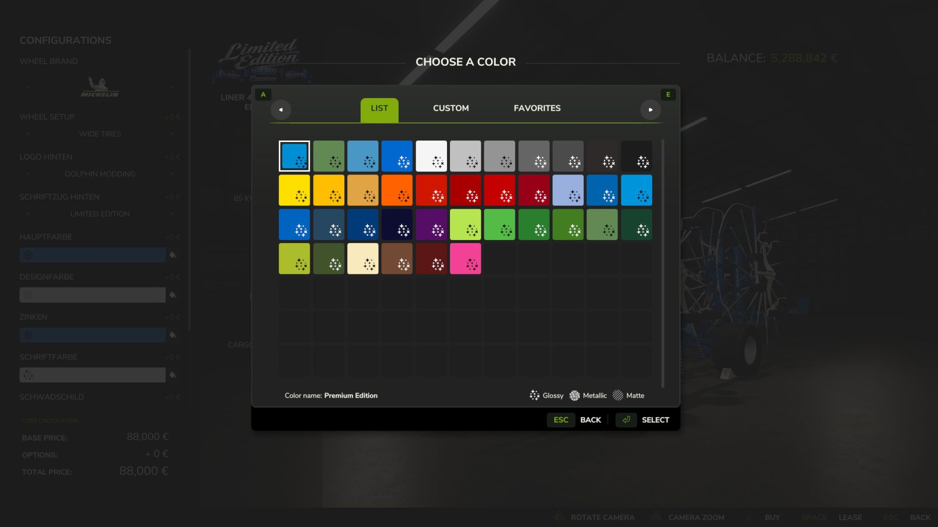 Claas Liner 4900 Limited Edition