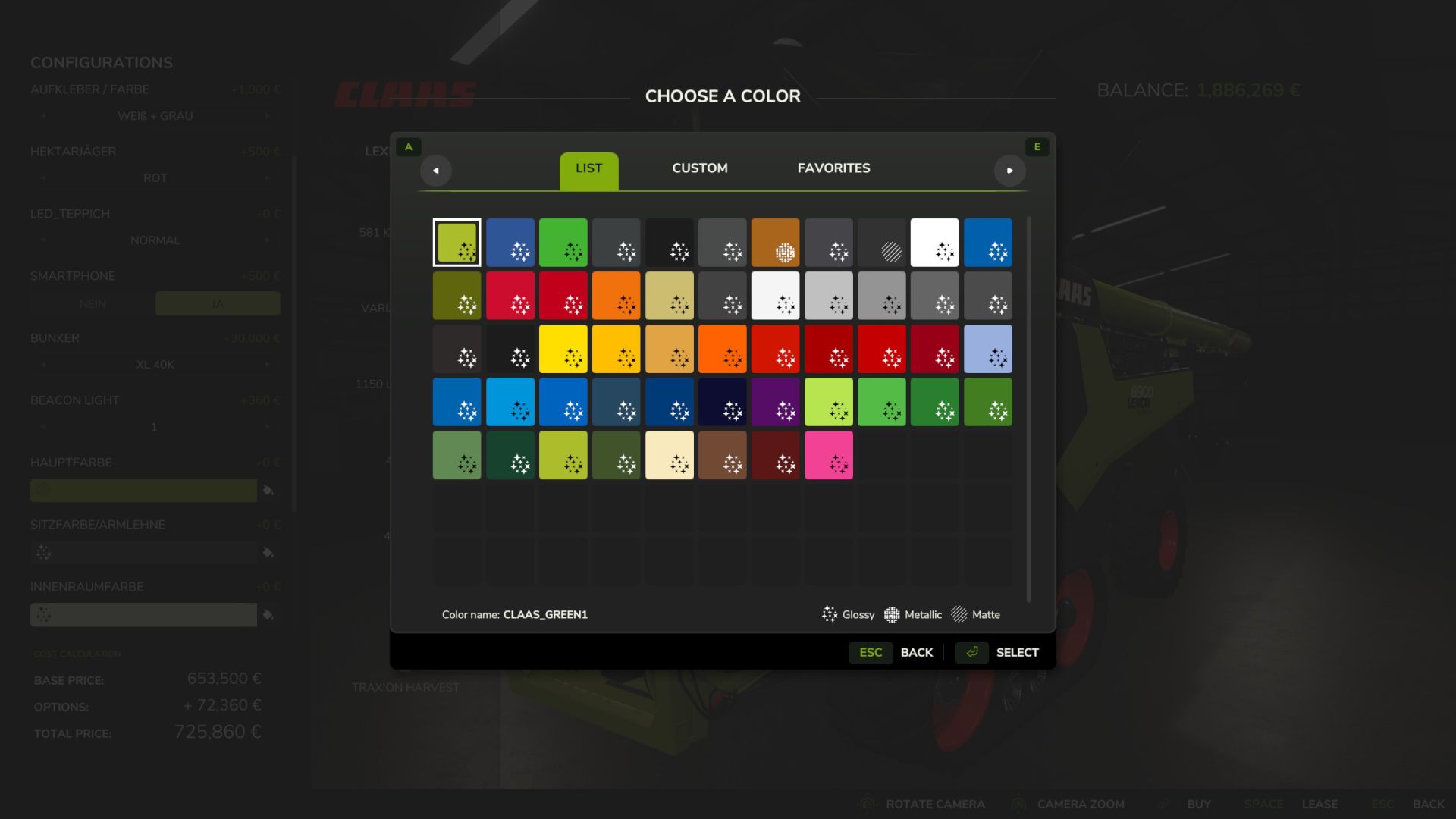Claas Pack