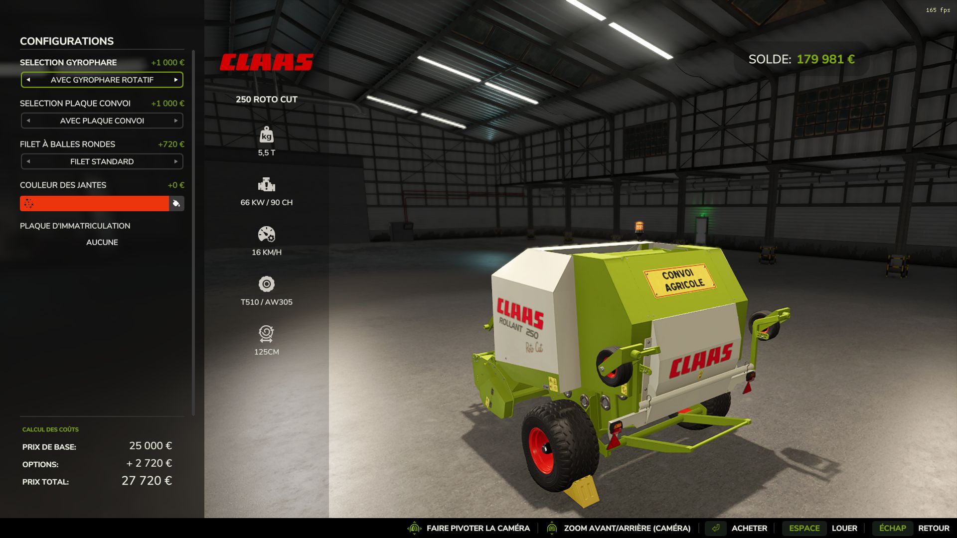 Claas Rollant 250 Roto Cut