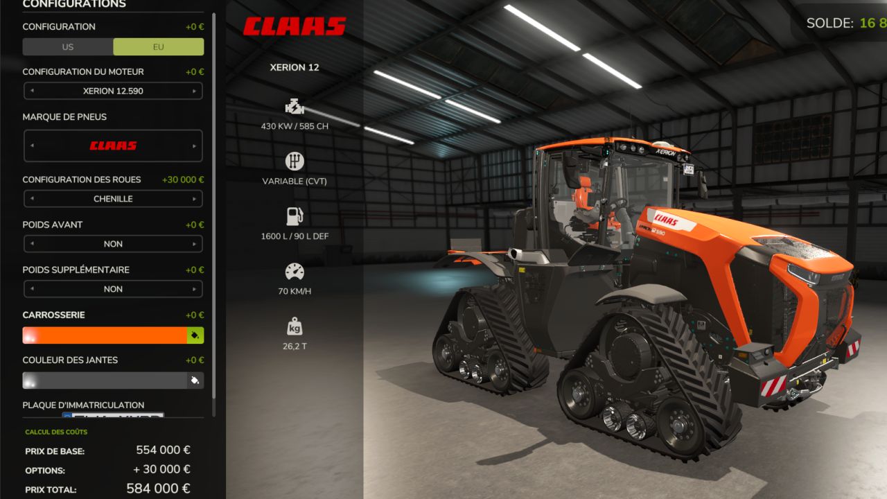 Claas Xerion 12 1000hp