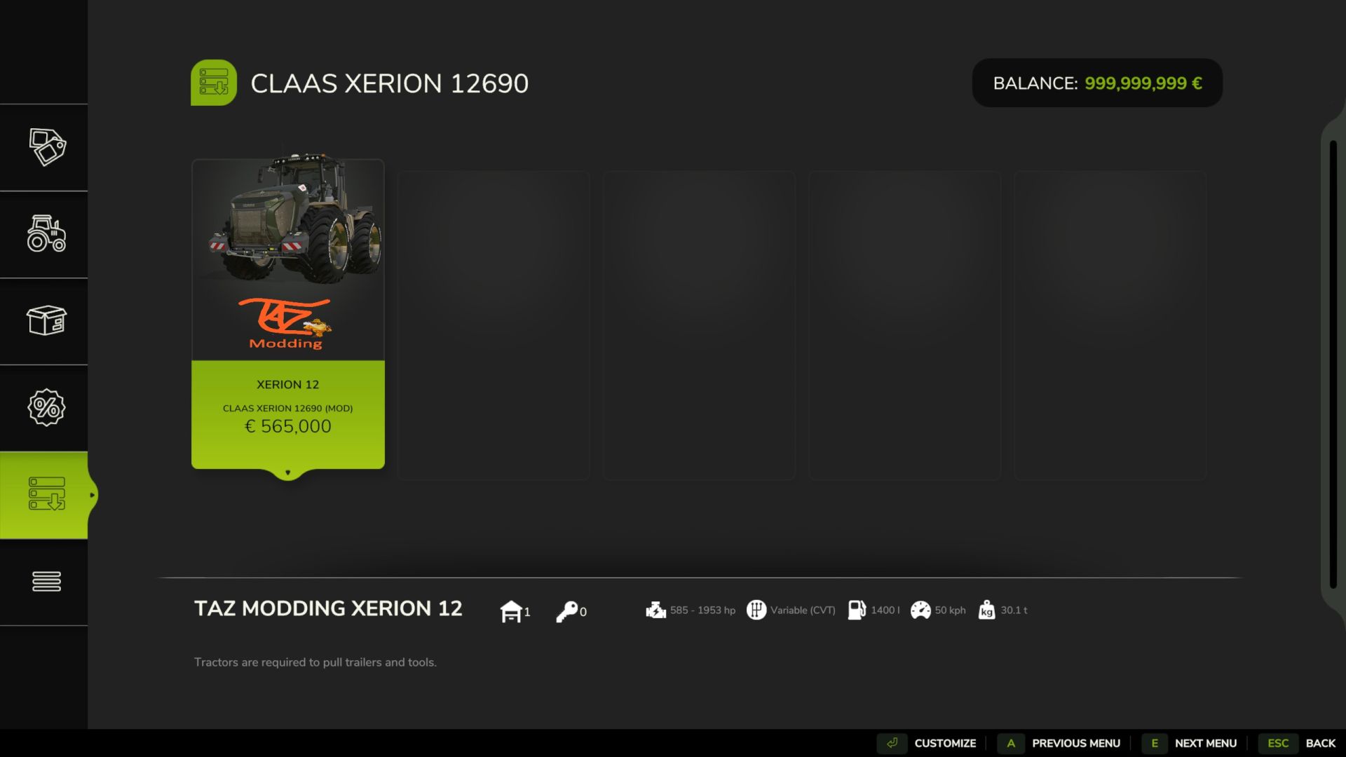 Claas Xerion 12
