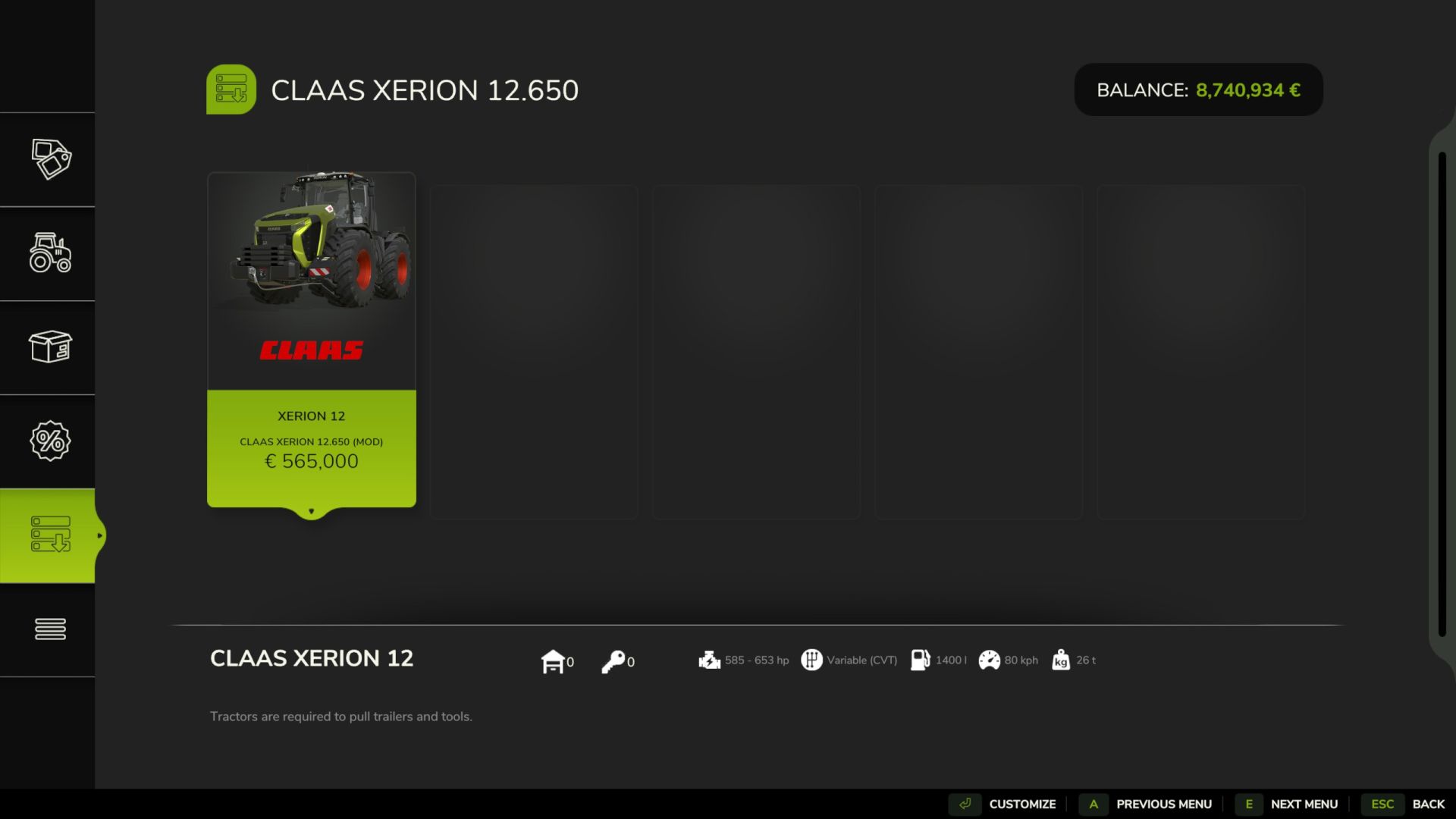 Claas Xerion 12.650