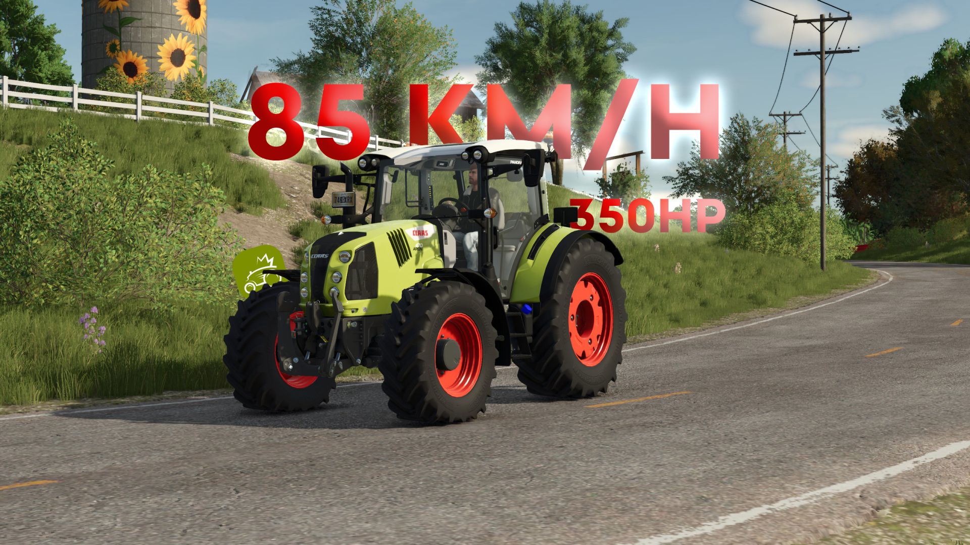 Claas Arion 400 (85 km/h / 350hp)