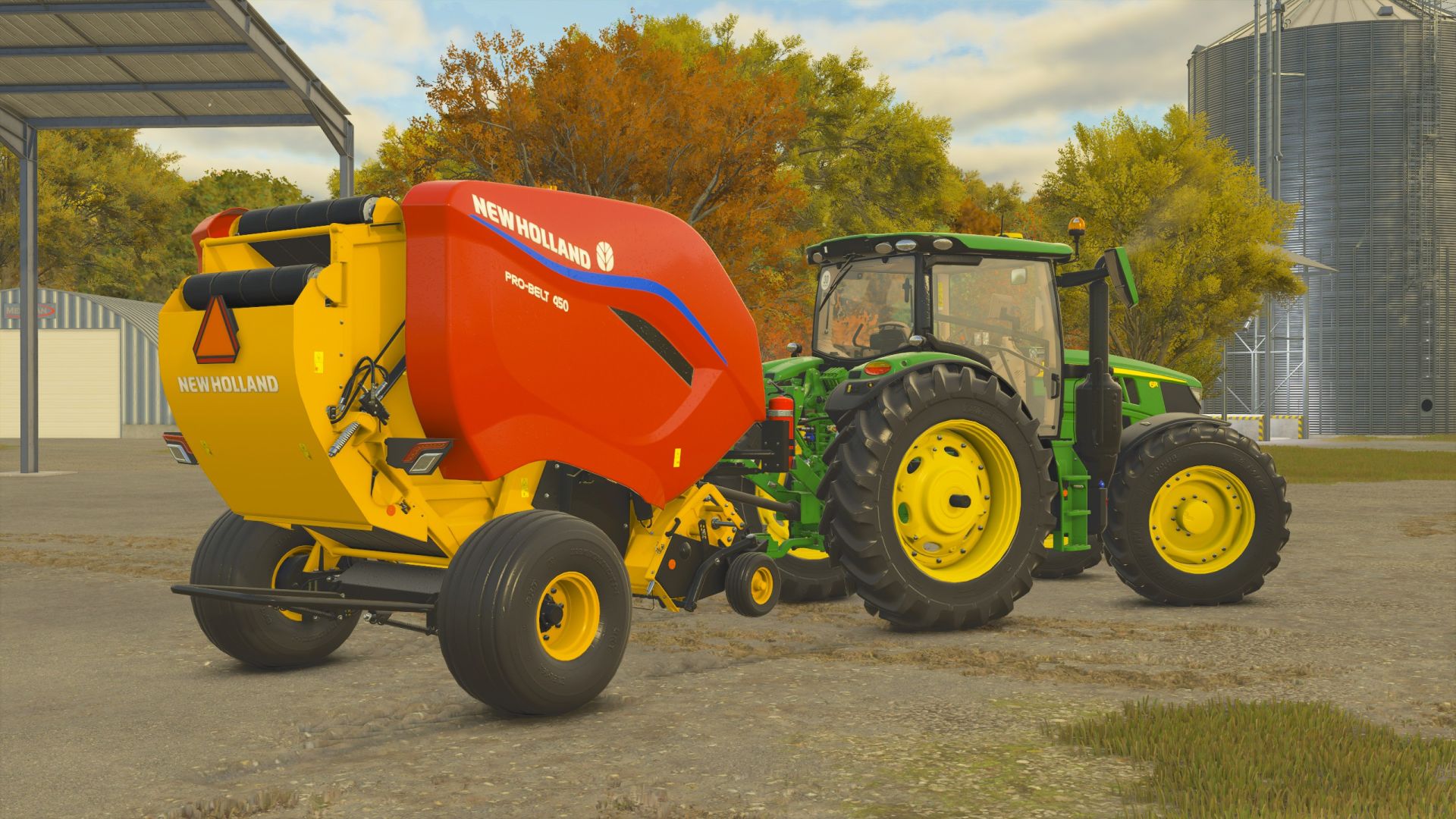 CNH Balers On Floaters
